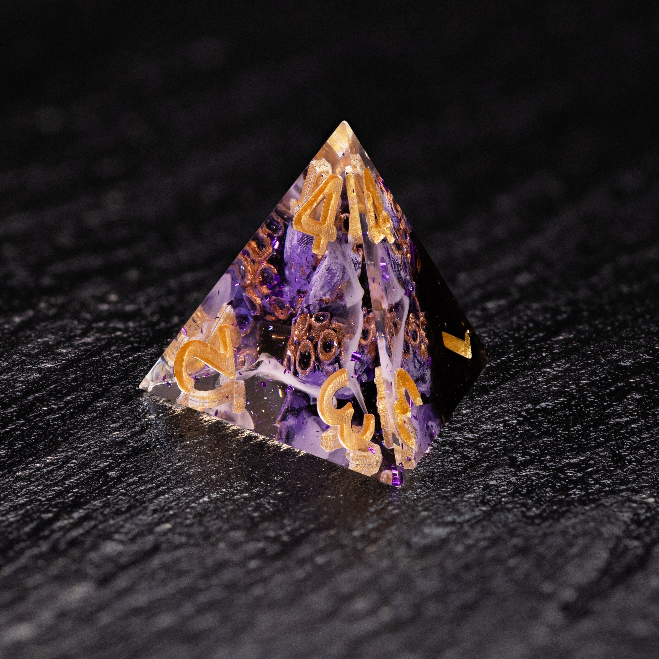 Dice Set Cthulhu Purple