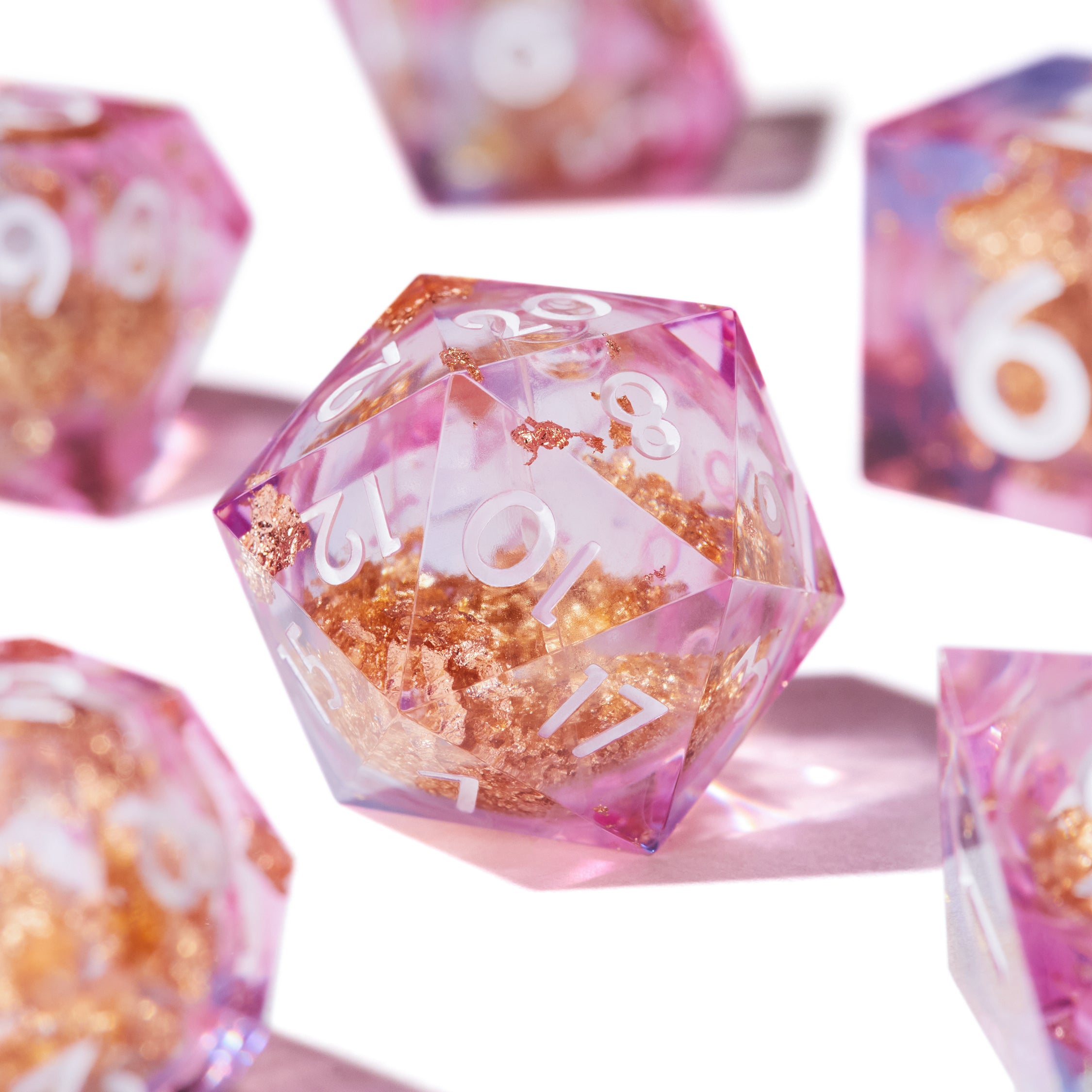 Fae Treasury Liquid Core Dice Set