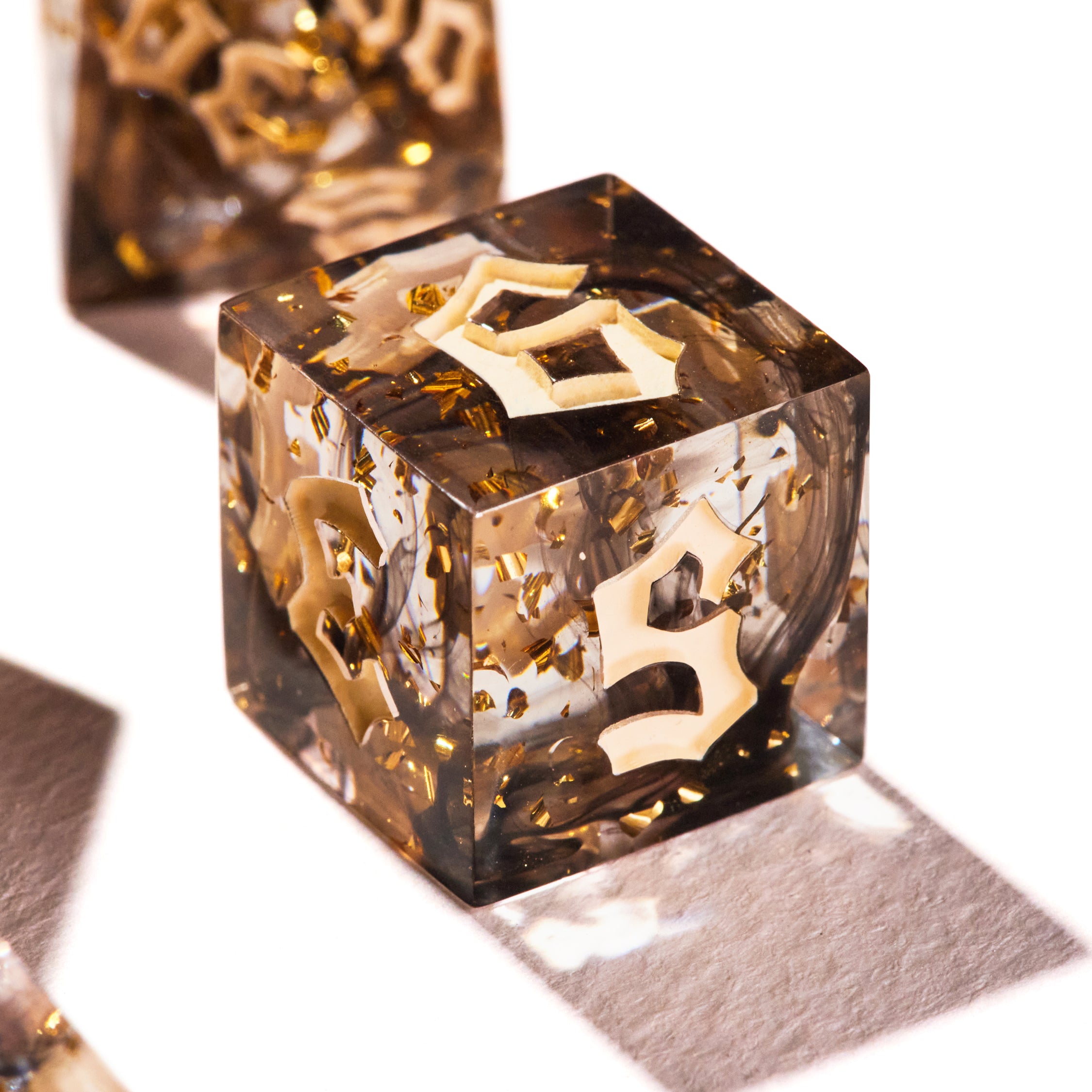 Golden Dune Dice Set