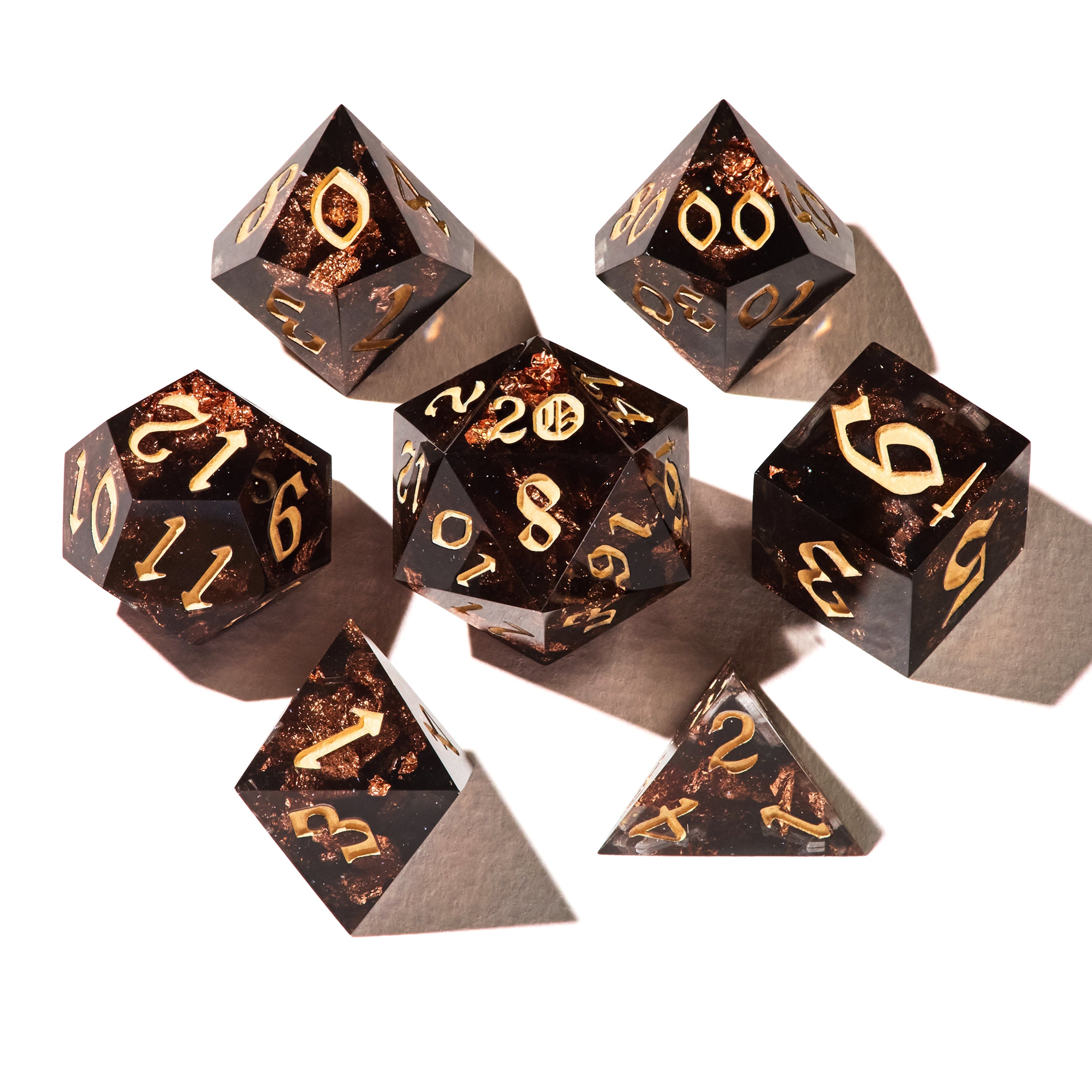Lava Dungeon Dice Set