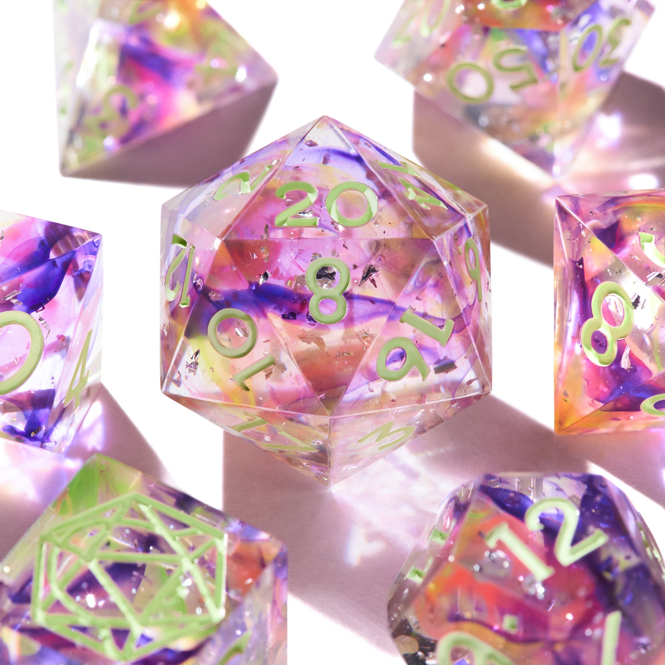 Rainbow Veil Dice Set