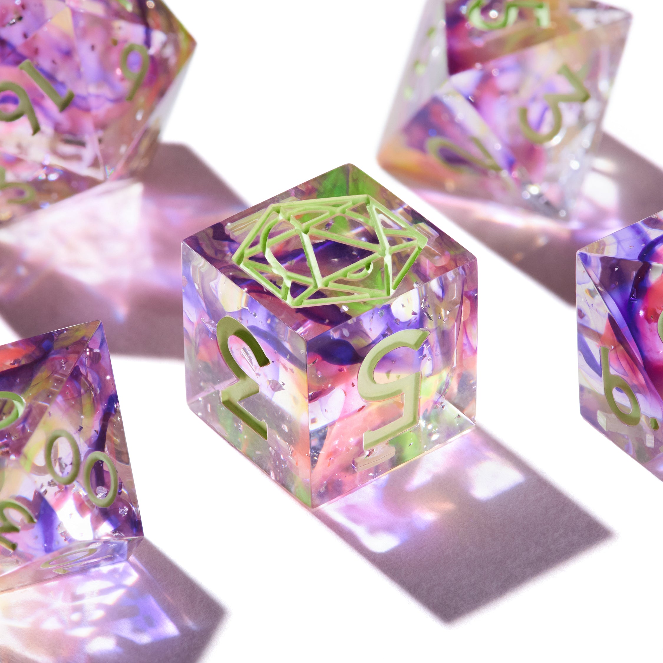 Rainbow Veil Dice Set