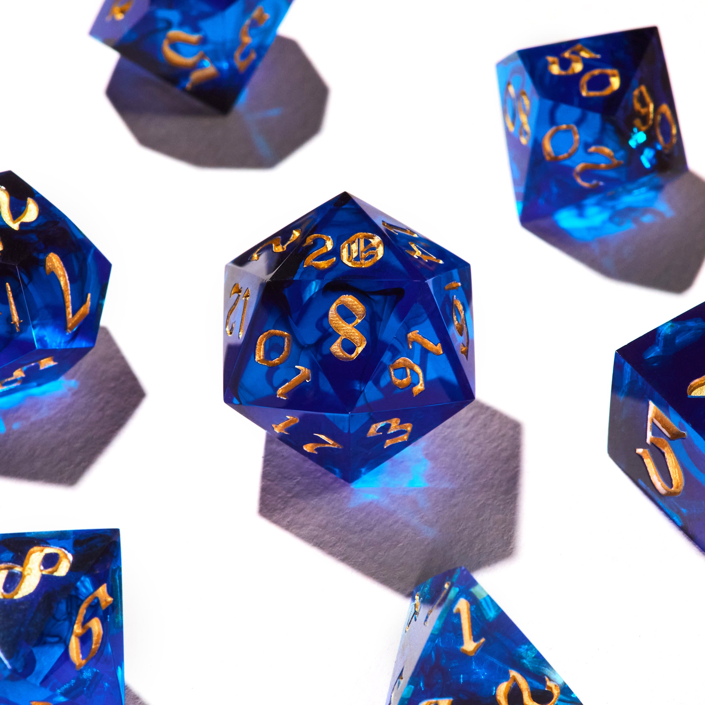 Royal Sapphire Dice Set