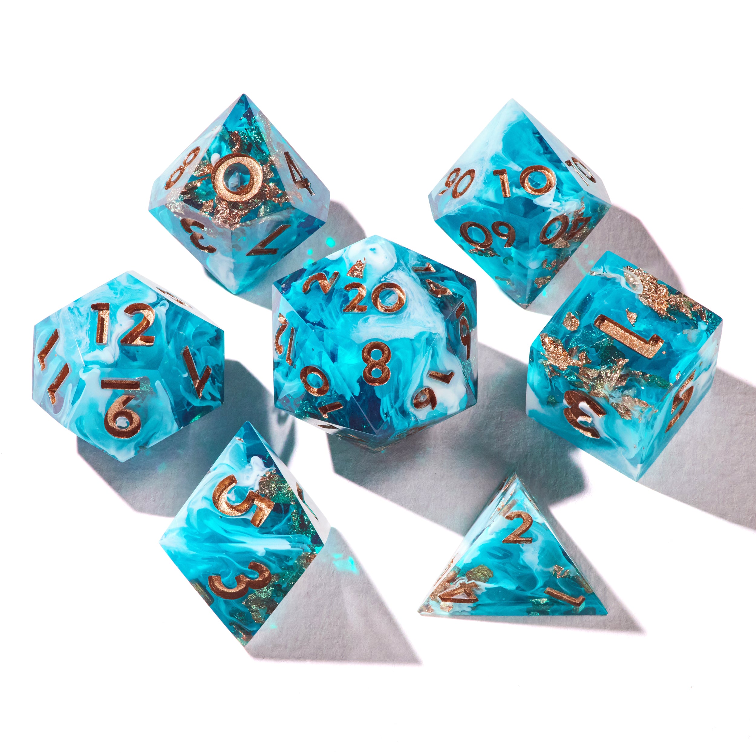 Stormwave Blue Dice Set