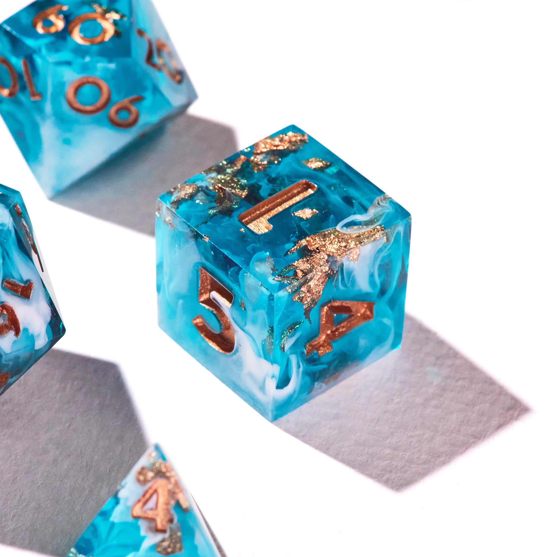 Stormwave Blue Dice Set