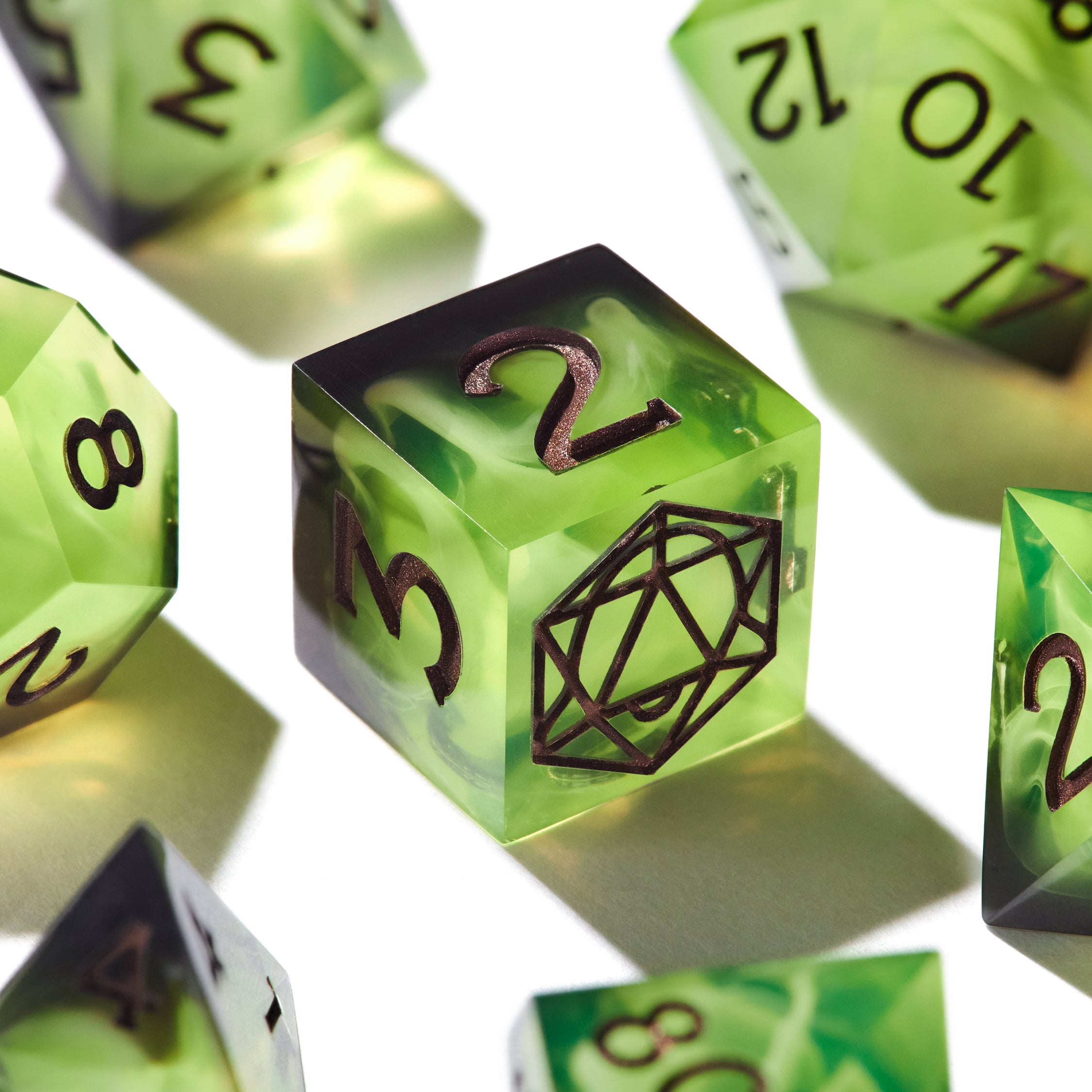 Acid Bloom Dice Set