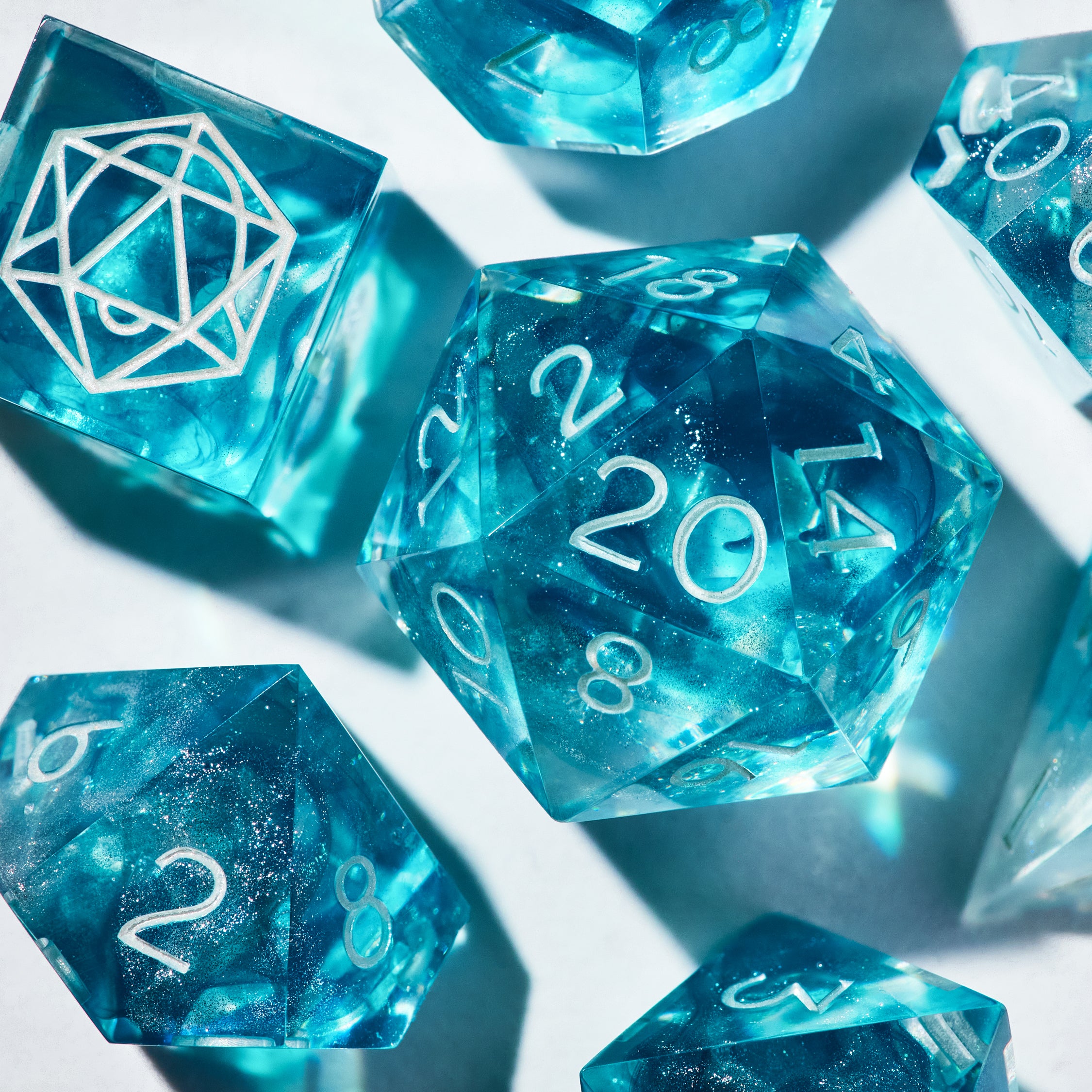 Azure Magic Dice Set