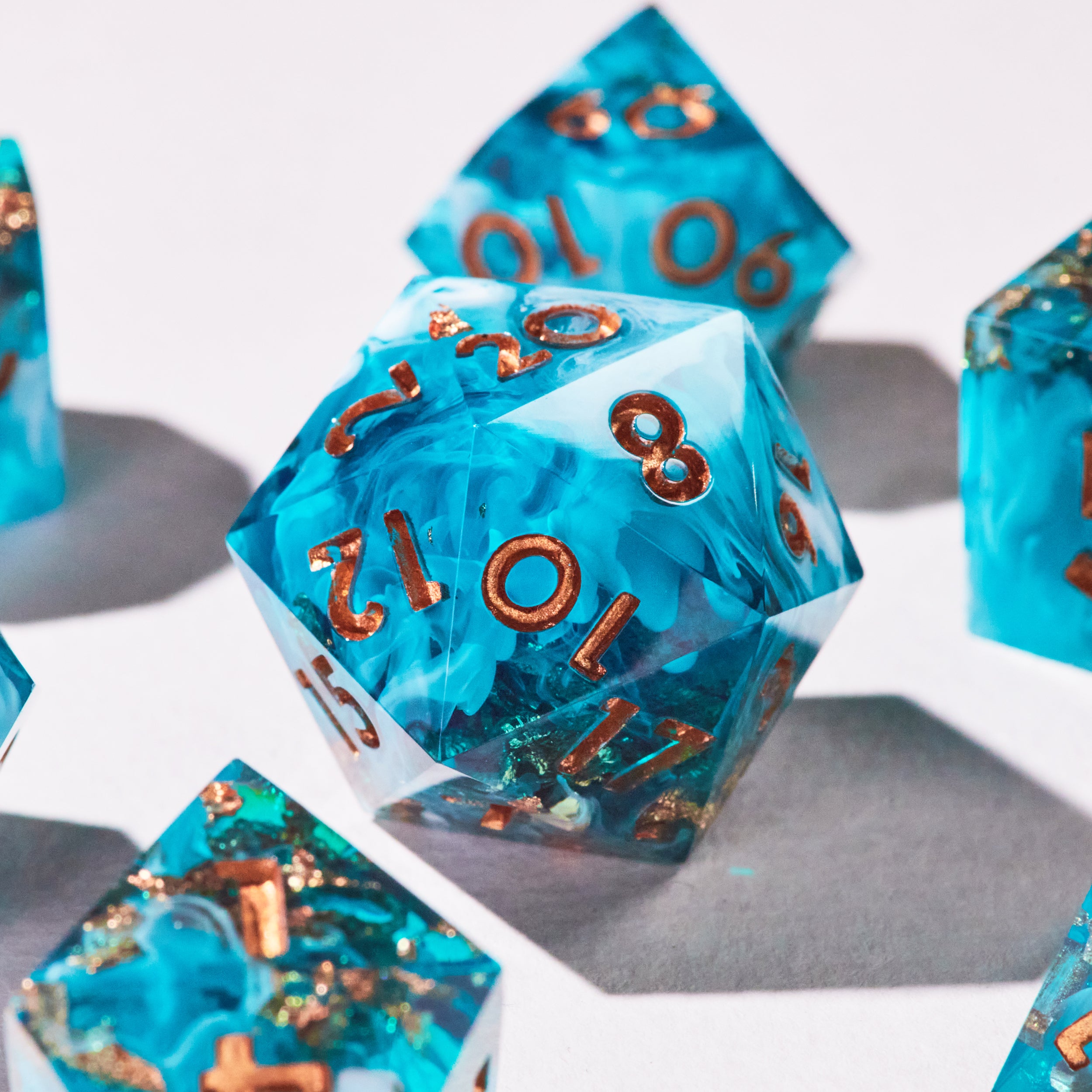 Stormwave Blue Dice Set