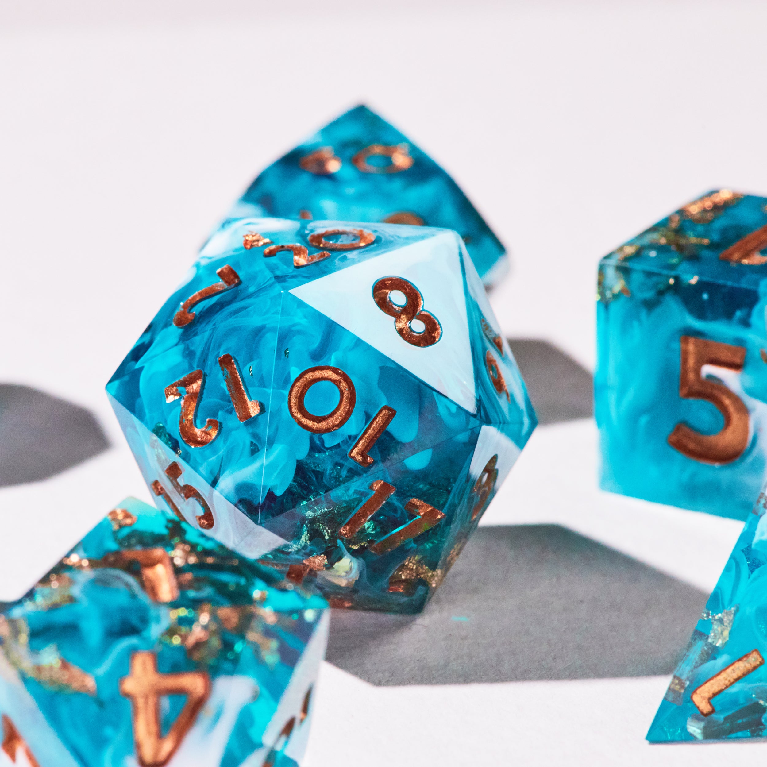 Stormwave Blue Dice Set