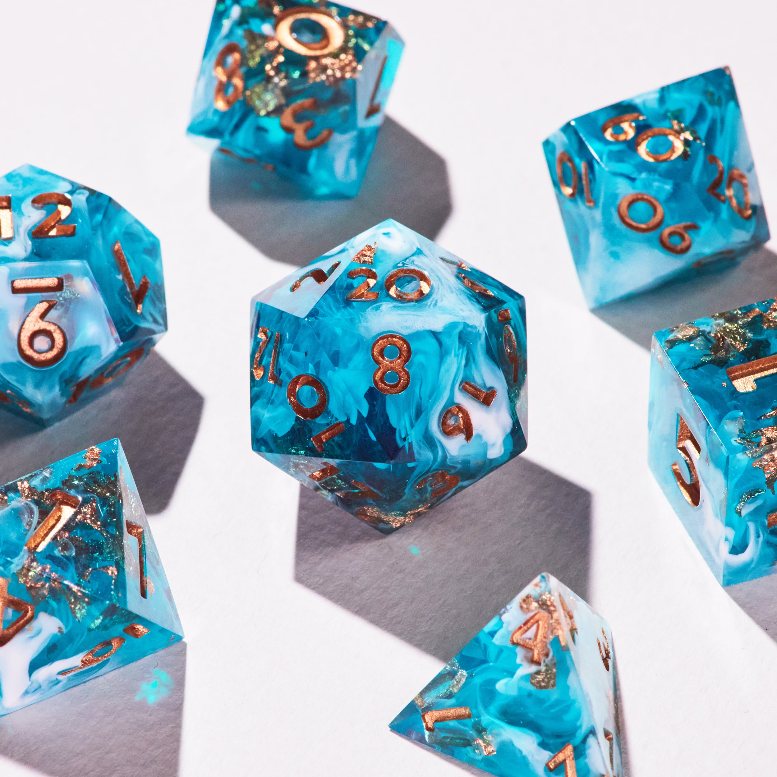 Stormwave Blue Dice Set