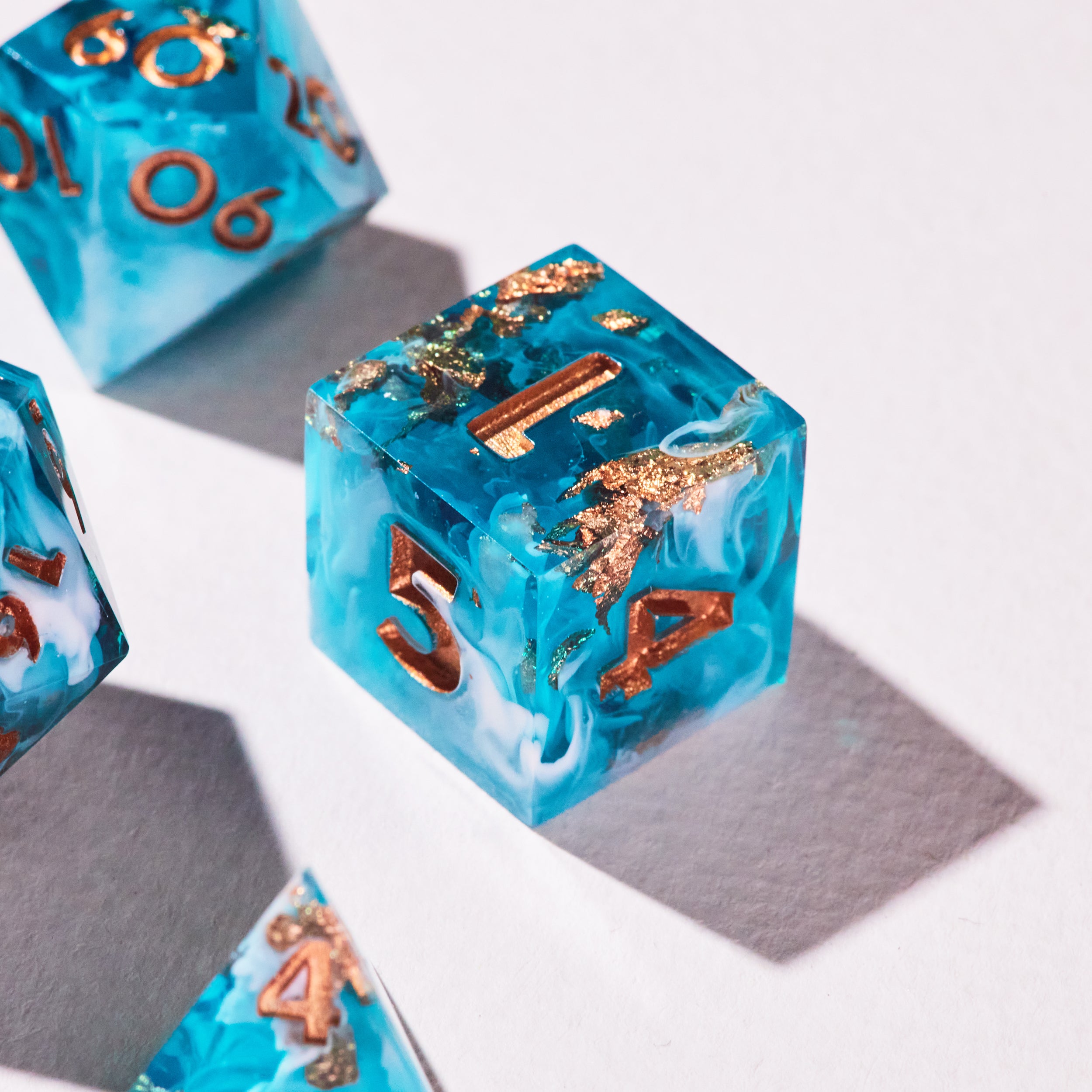 Stormwave Blue Dice Set