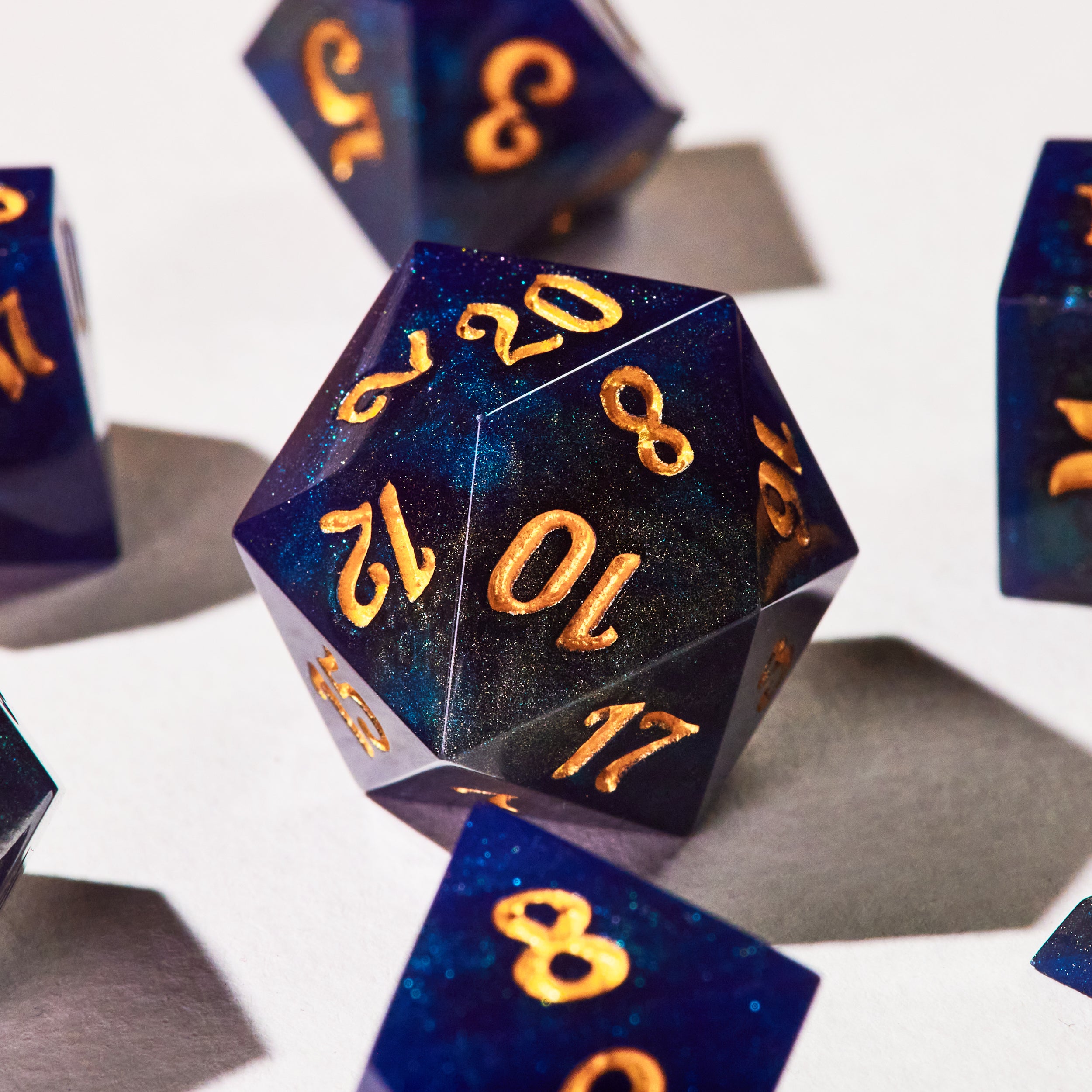 Midnight Starfall Dice Set