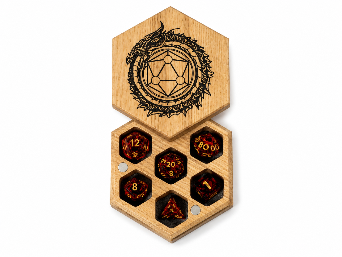 Custom Solid Wood Dice Box