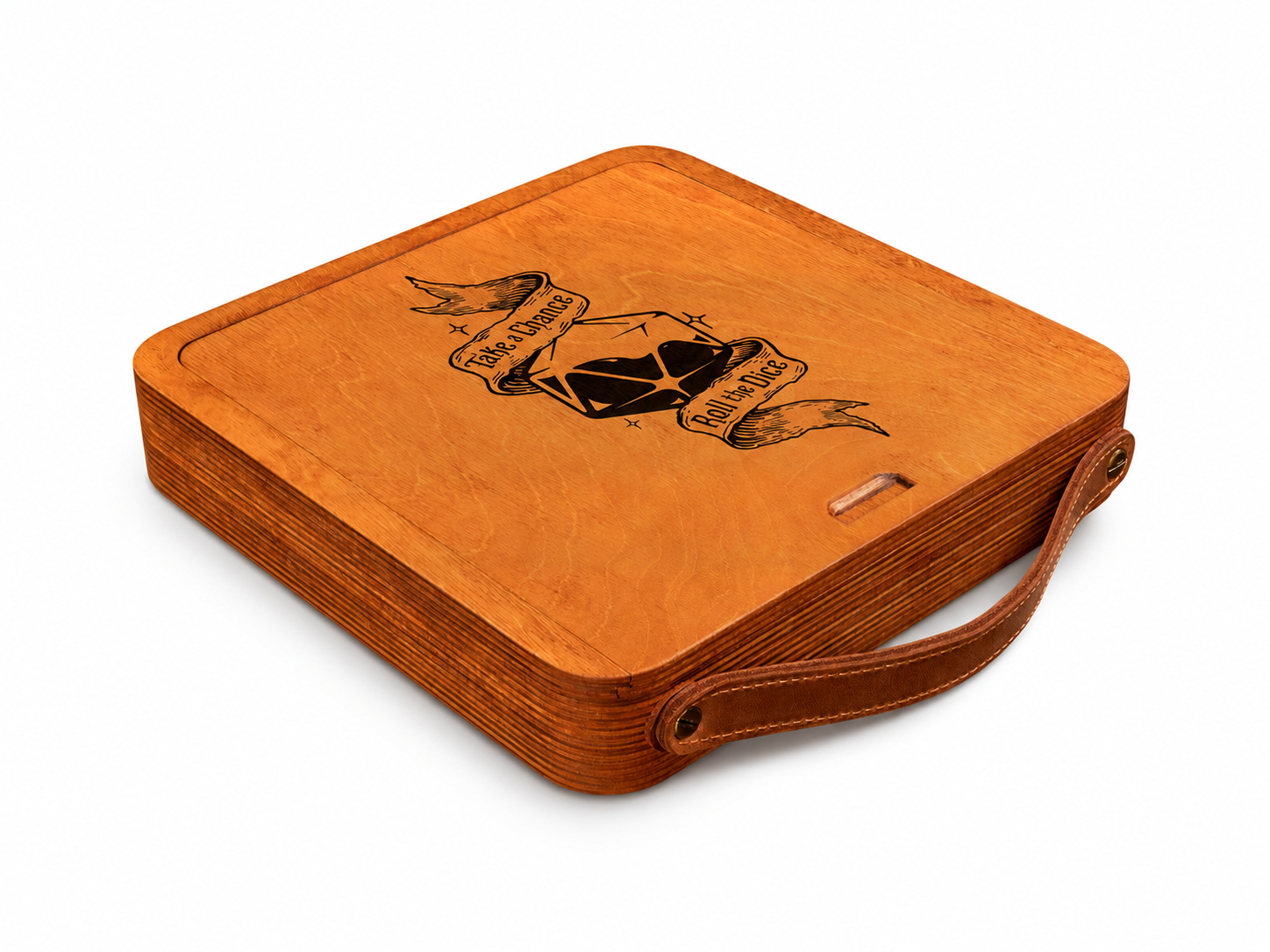 Custom Wood Dice Rolling Tray | Size S