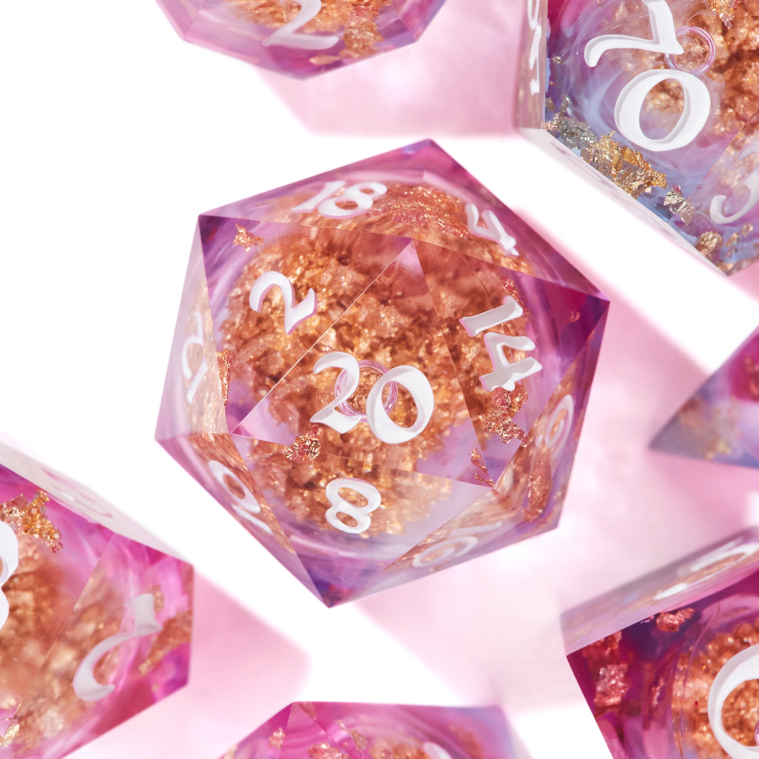 Fae Treasury Liquid Core Dice Set