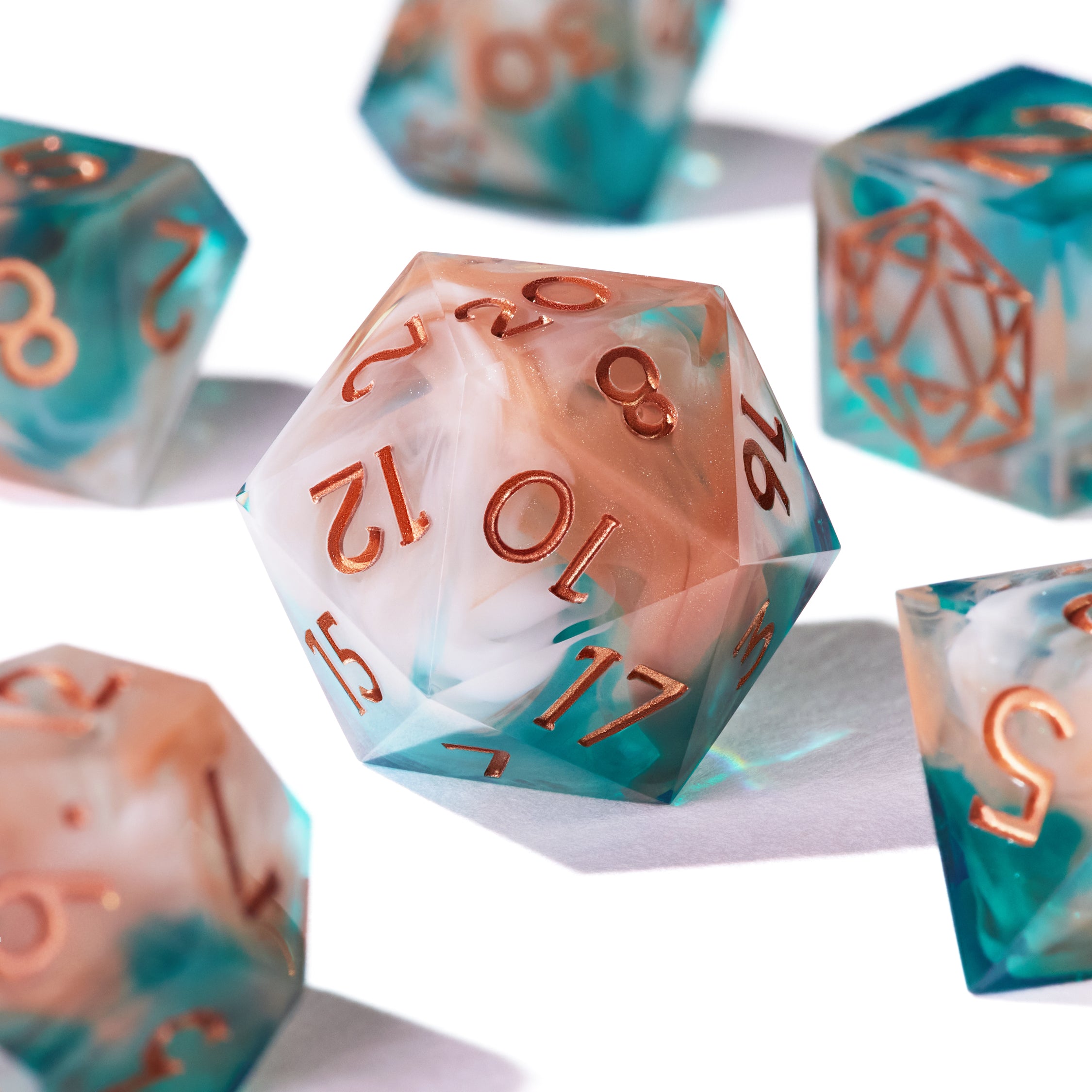 Pearl Lagoon Dice Set