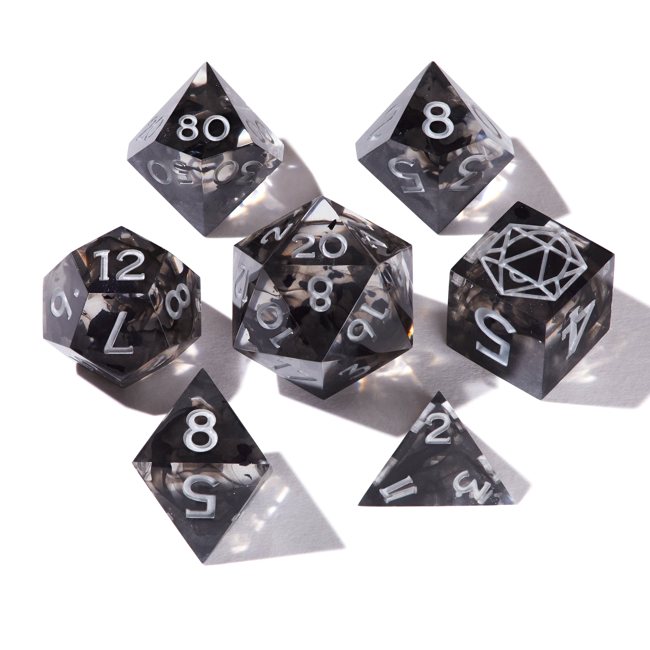 Shadowfell Smoke Dice Set