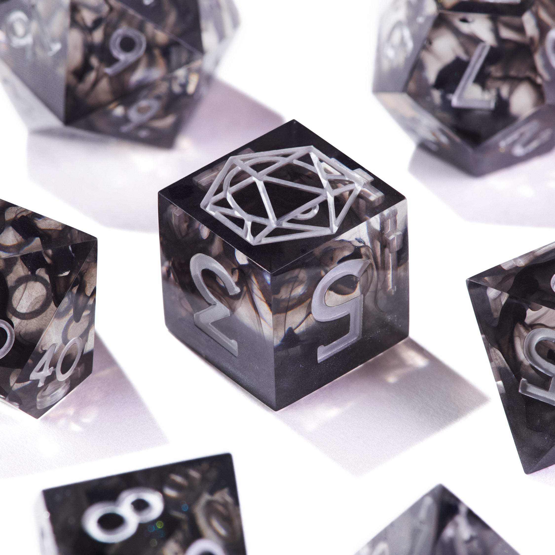 Shadowfell Smoke Dice Set