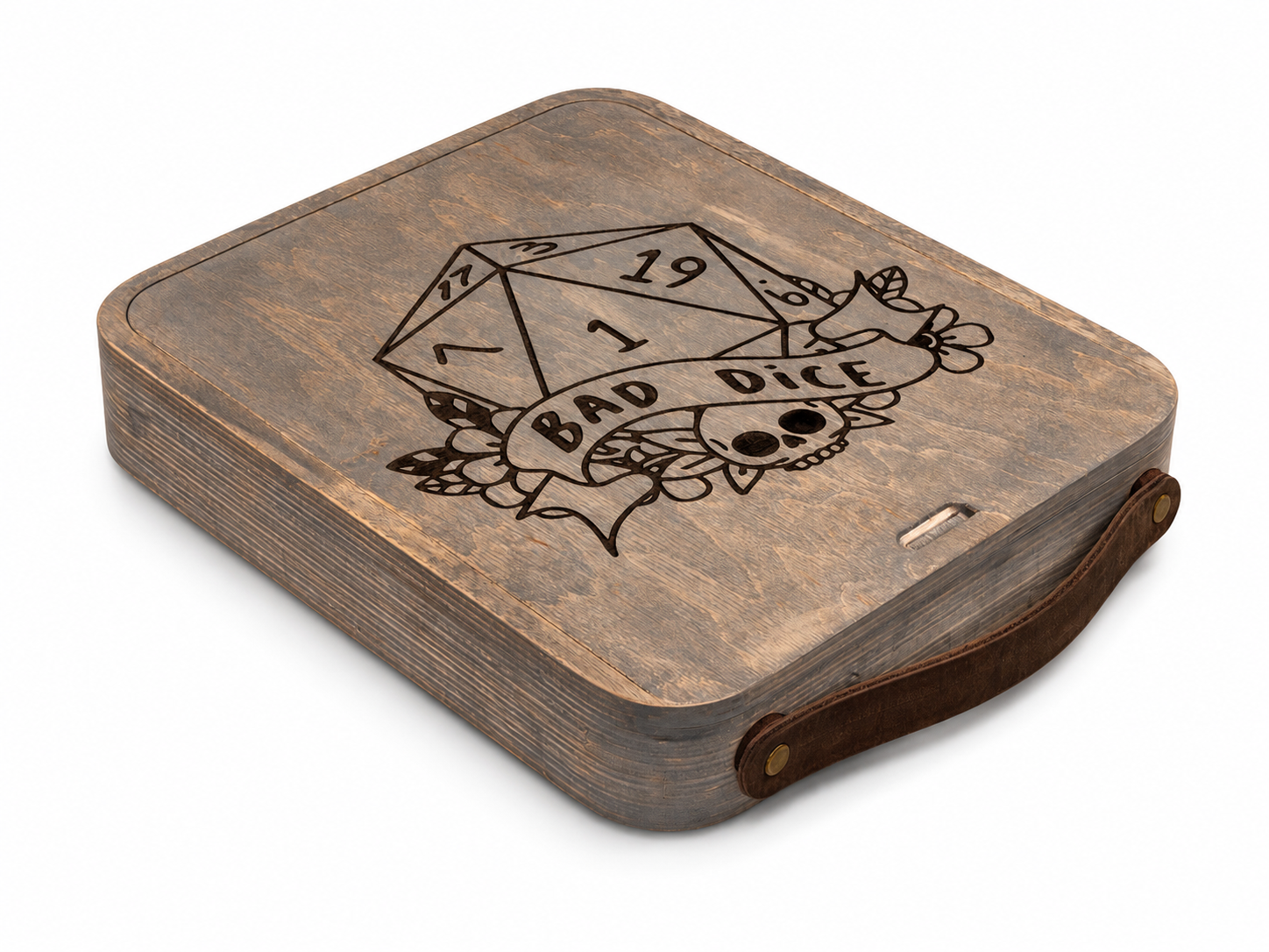 Custom Wood Dice Rolling Tray | Size M