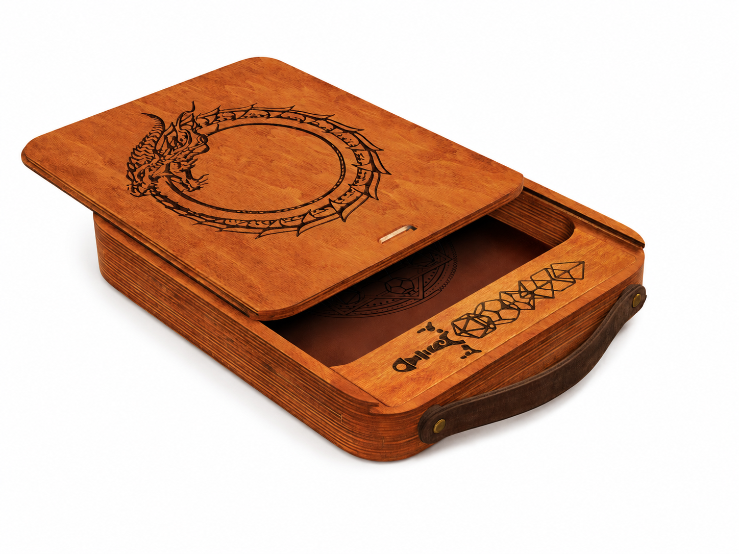 Custom Wood Dice Rolling Tray | Size M