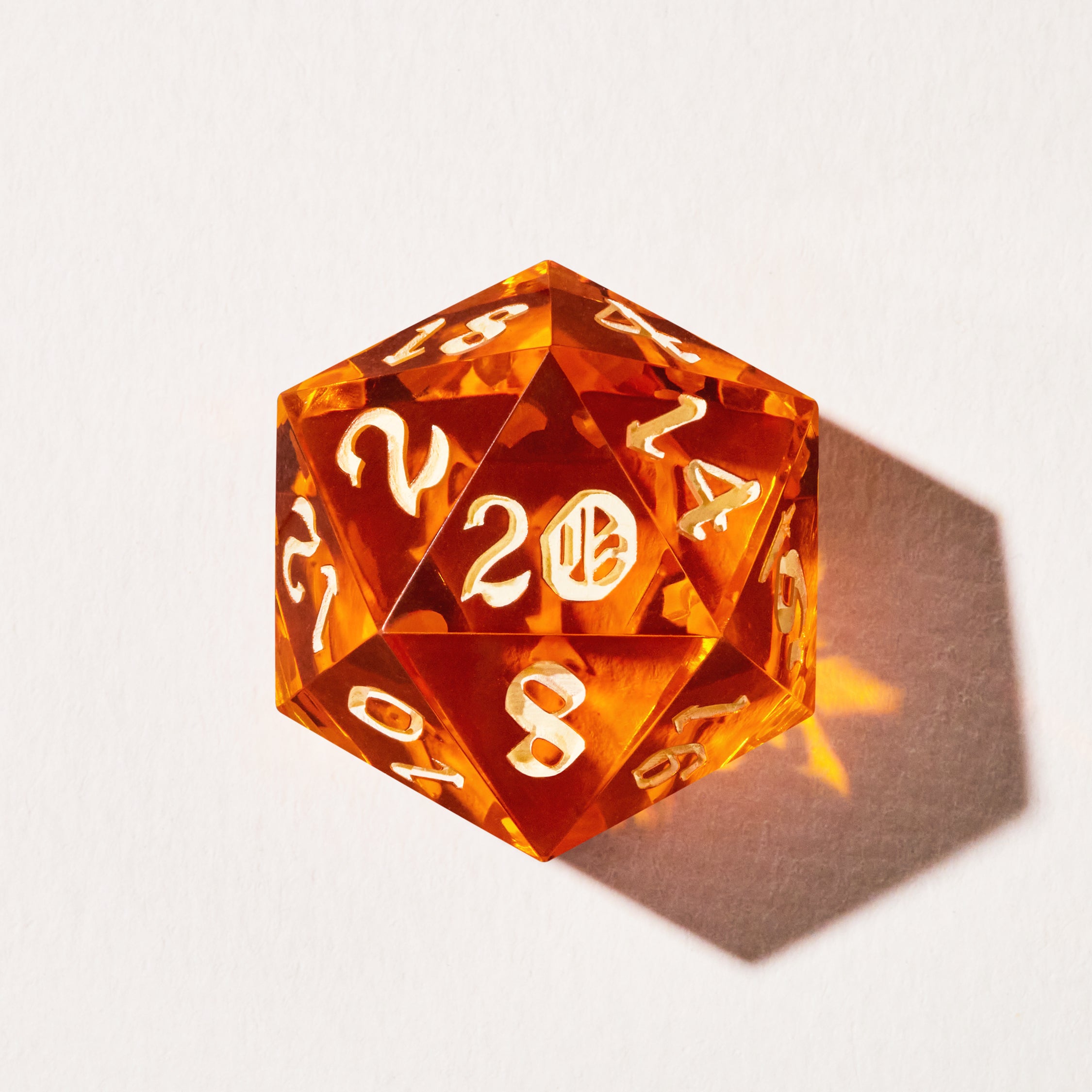 Arcane Amber Dice Set