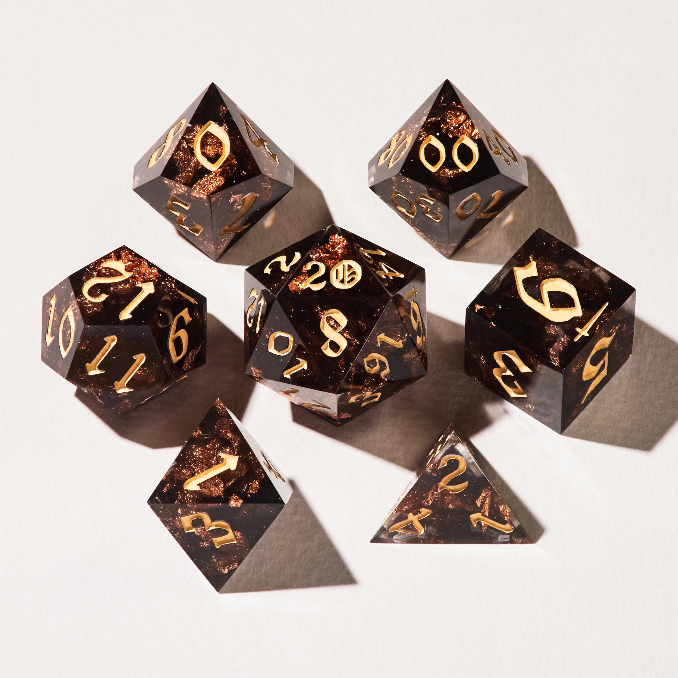 Lava Dungeon Dice Set
