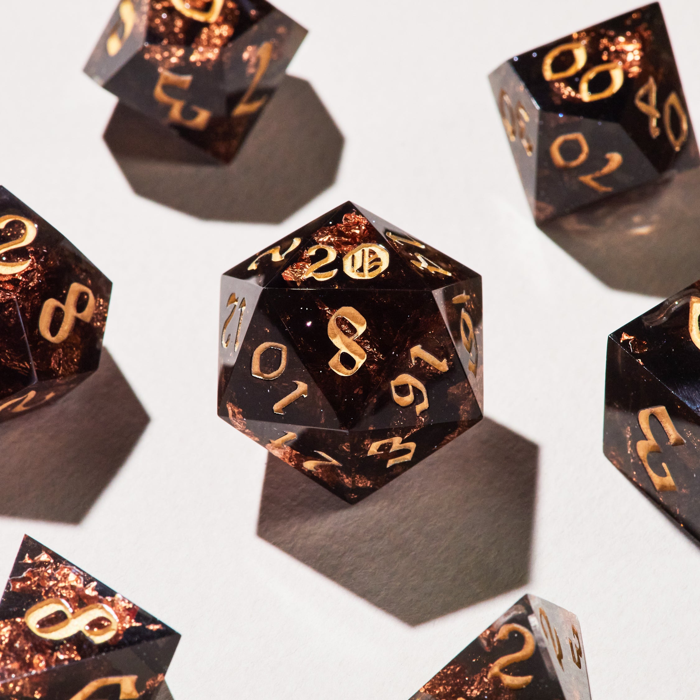 Lava Dungeon Dice Set
