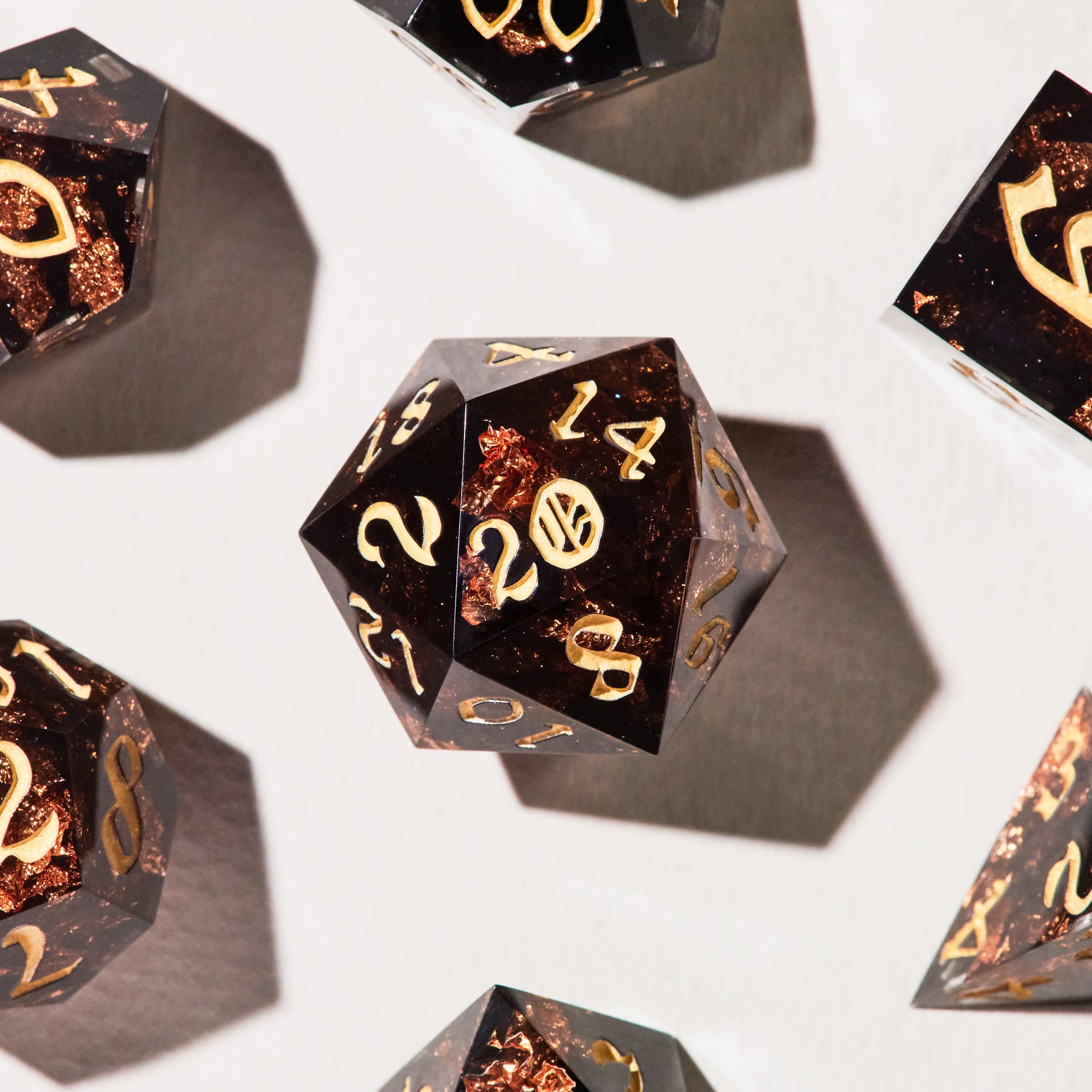 Lava Dungeon Dice Set