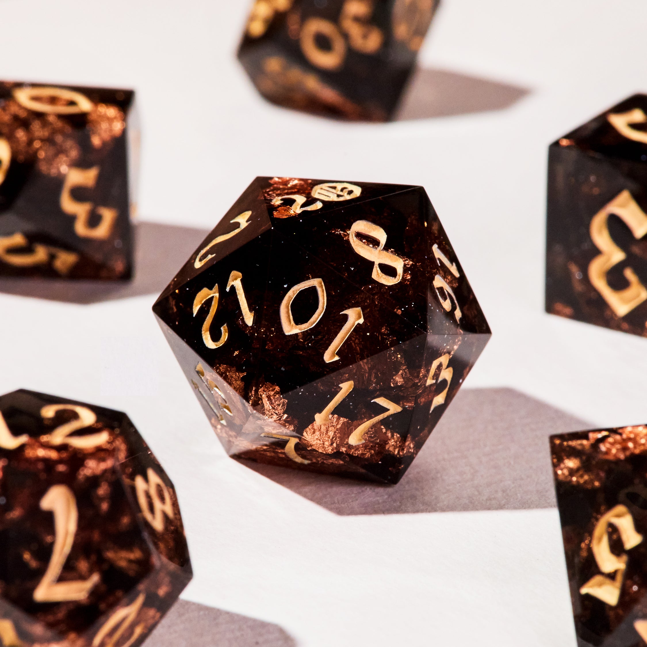 Lava Dungeon Dice Set