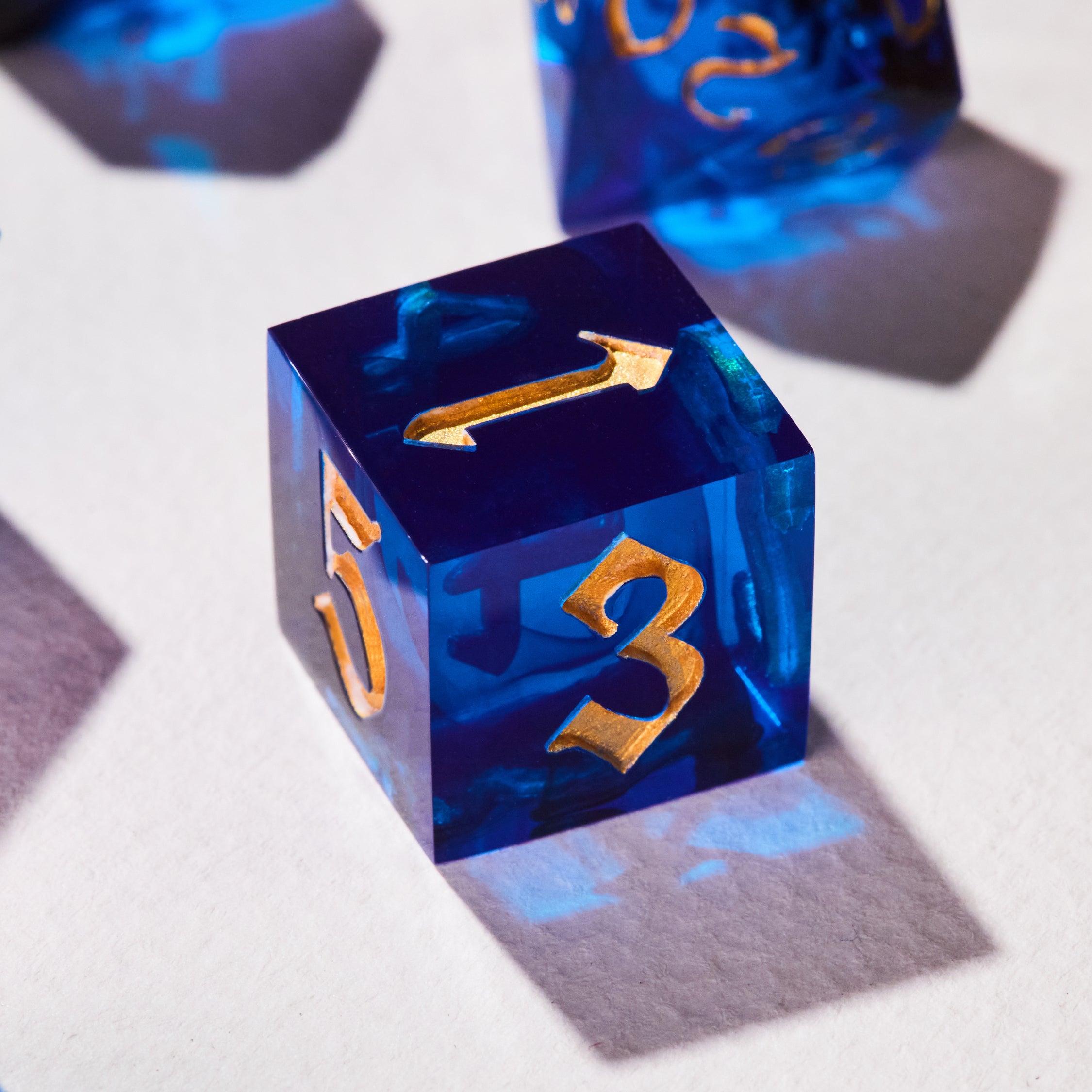 Royal Sapphire Dice Set