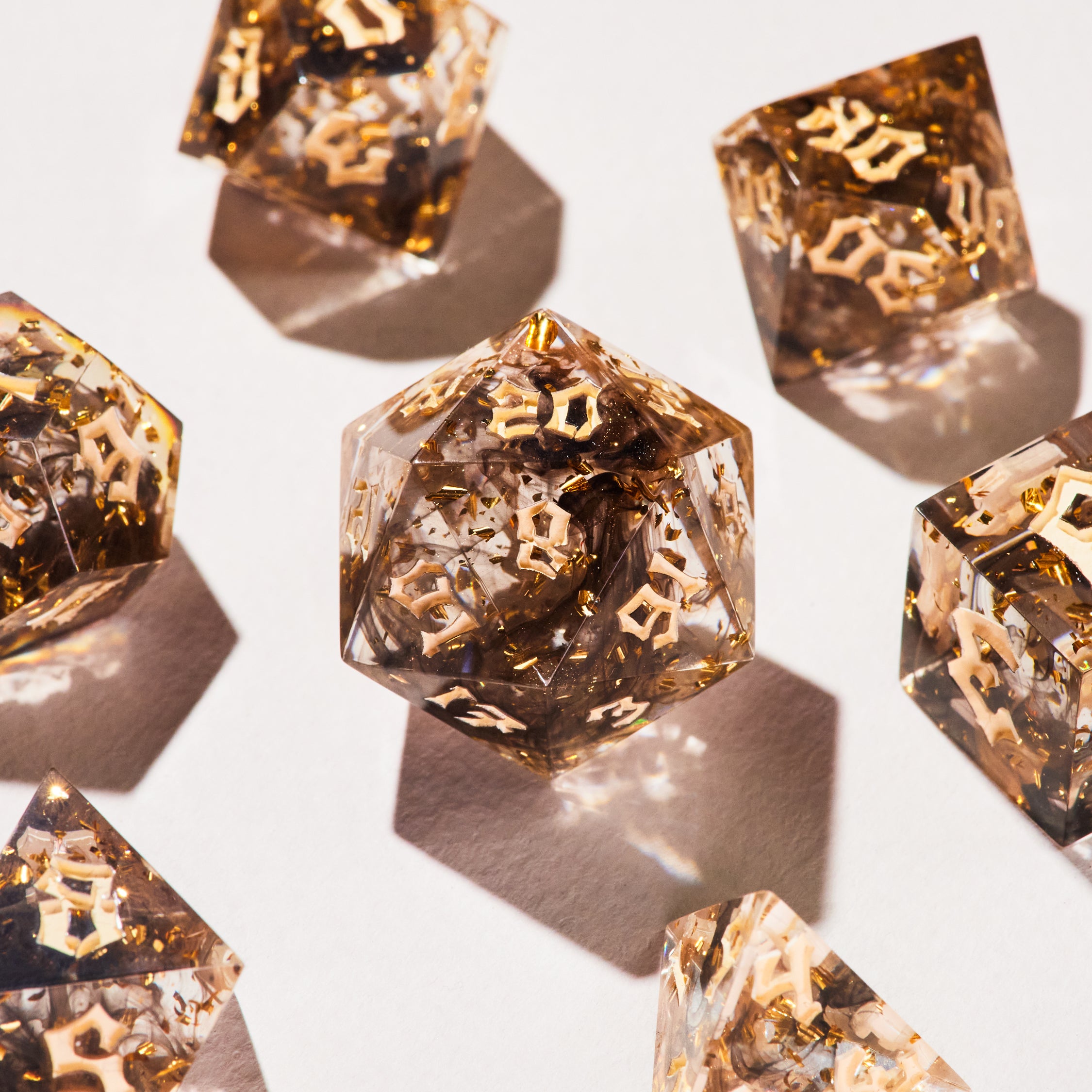 Golden Dune Dice Set