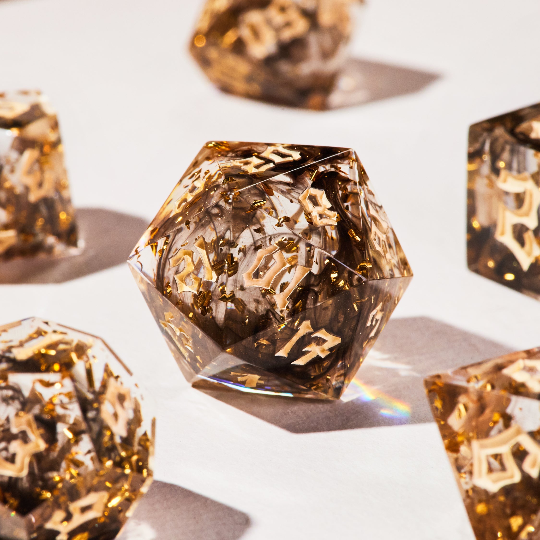 Golden Dune Dice Set