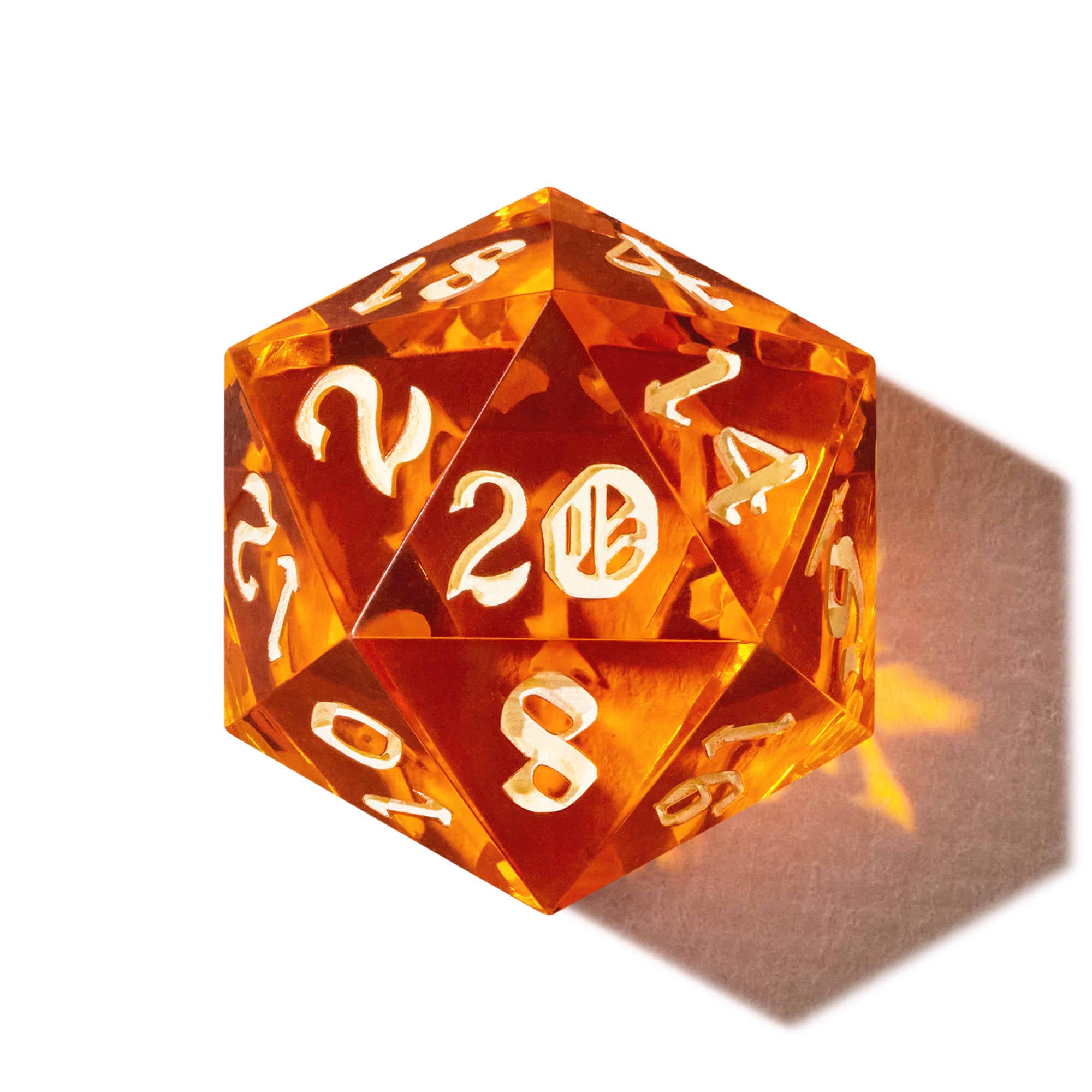 Arcane Amber Dice Set