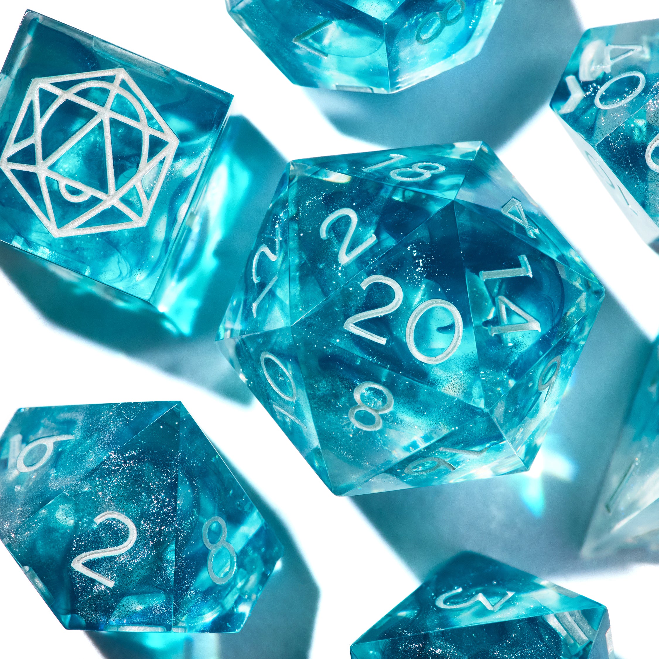 Azure Magic Dice Set