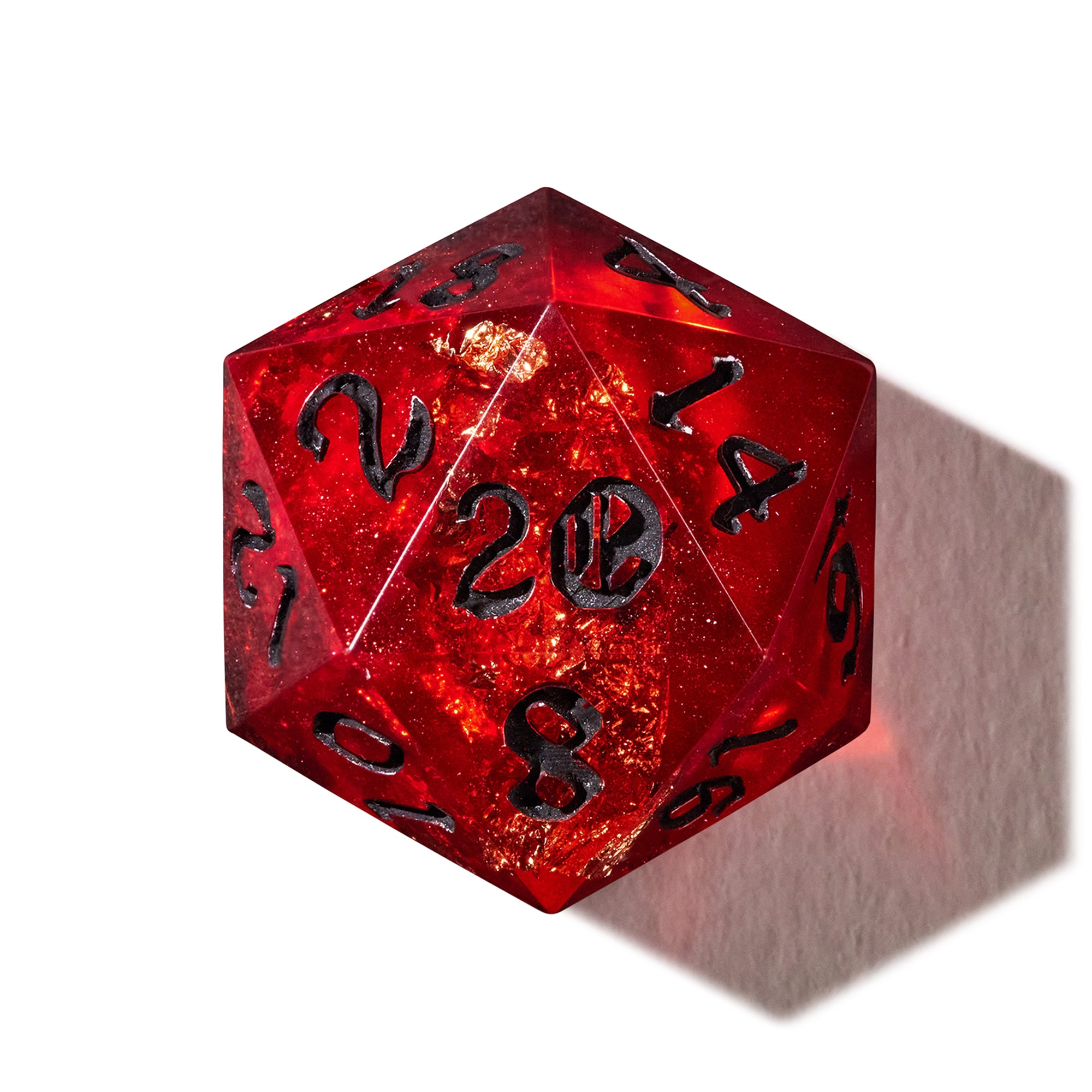 Bloodfire Gleam Dice Set