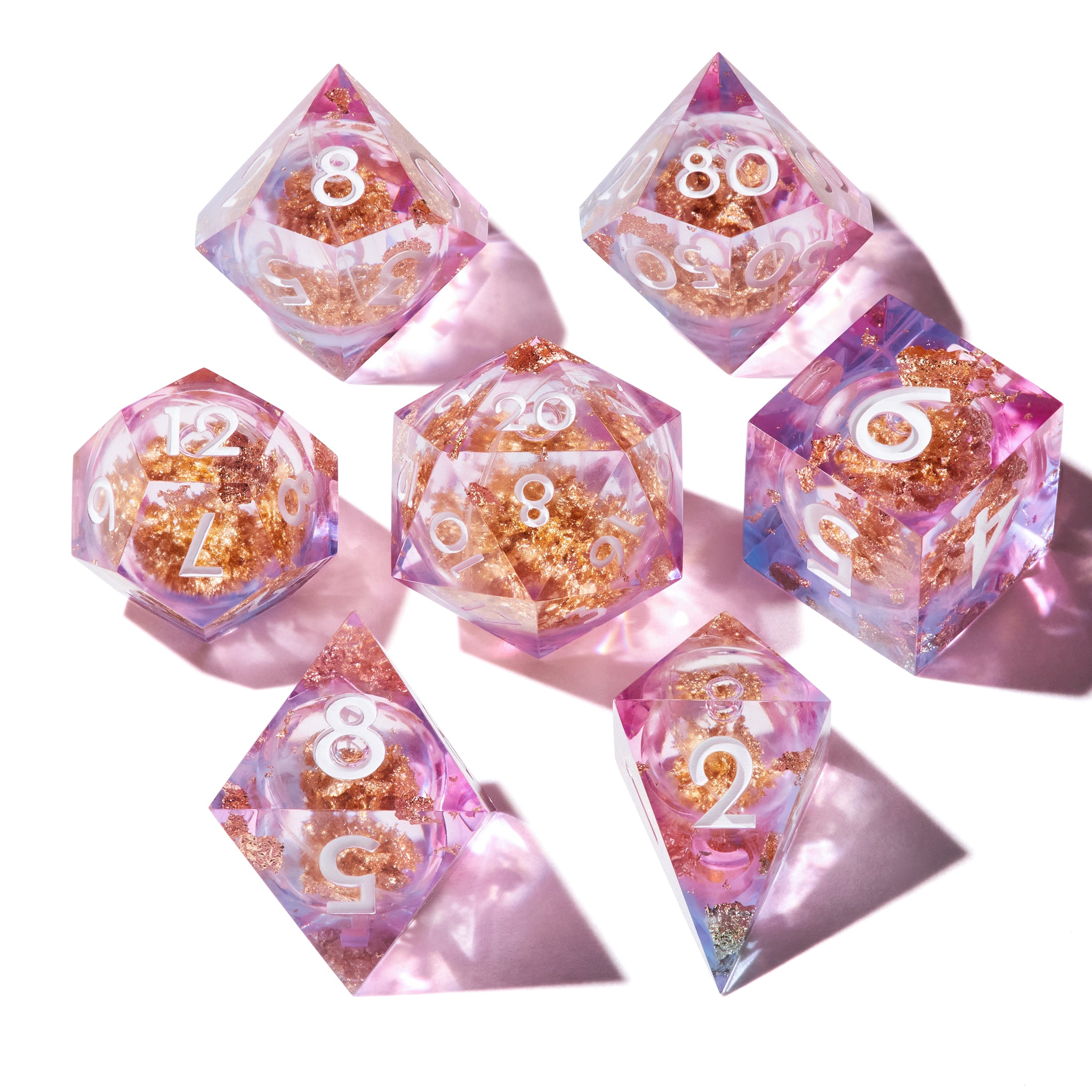 Fae Treasury Liquid Core Dice Set