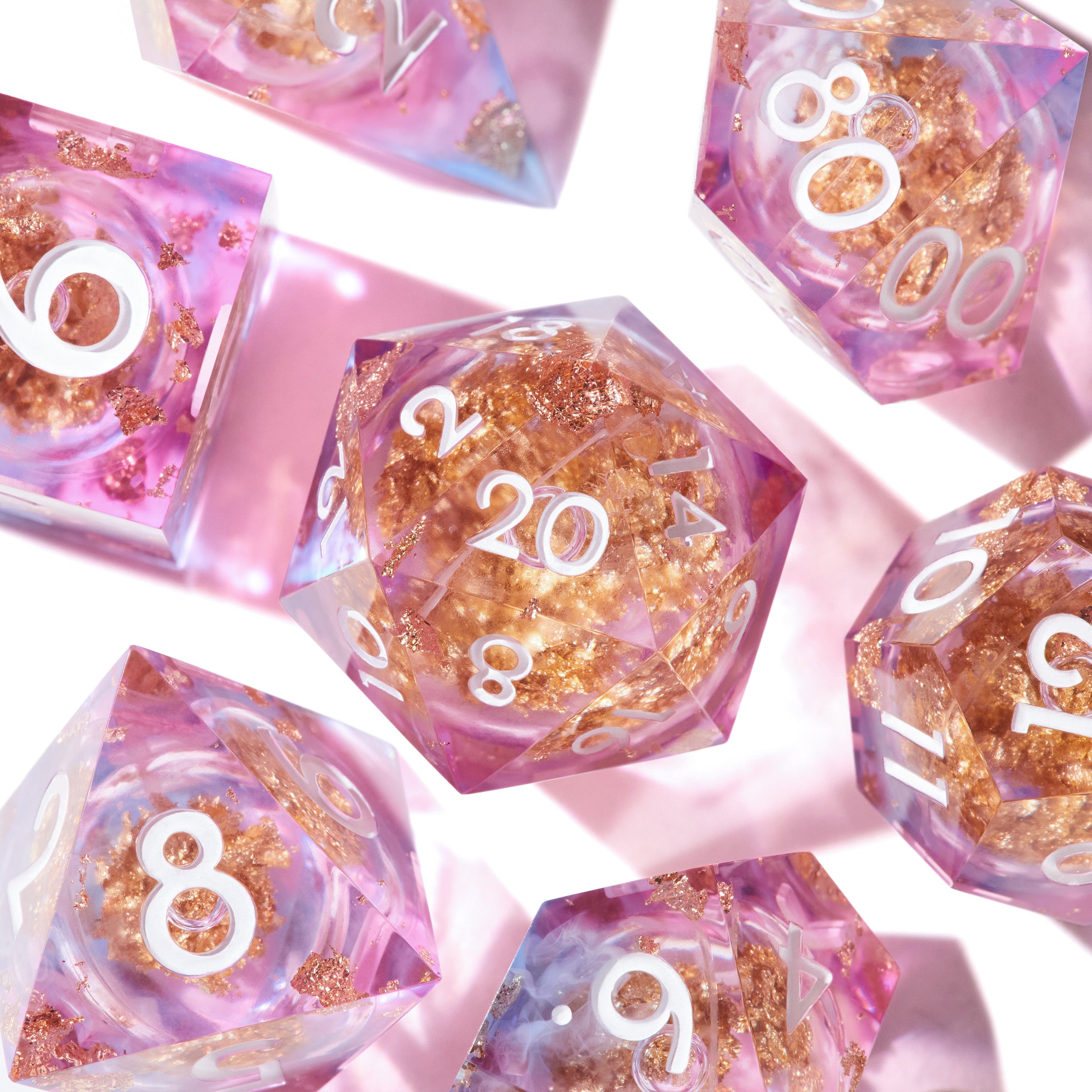 Fae Treasury Liquid Core Dice Set