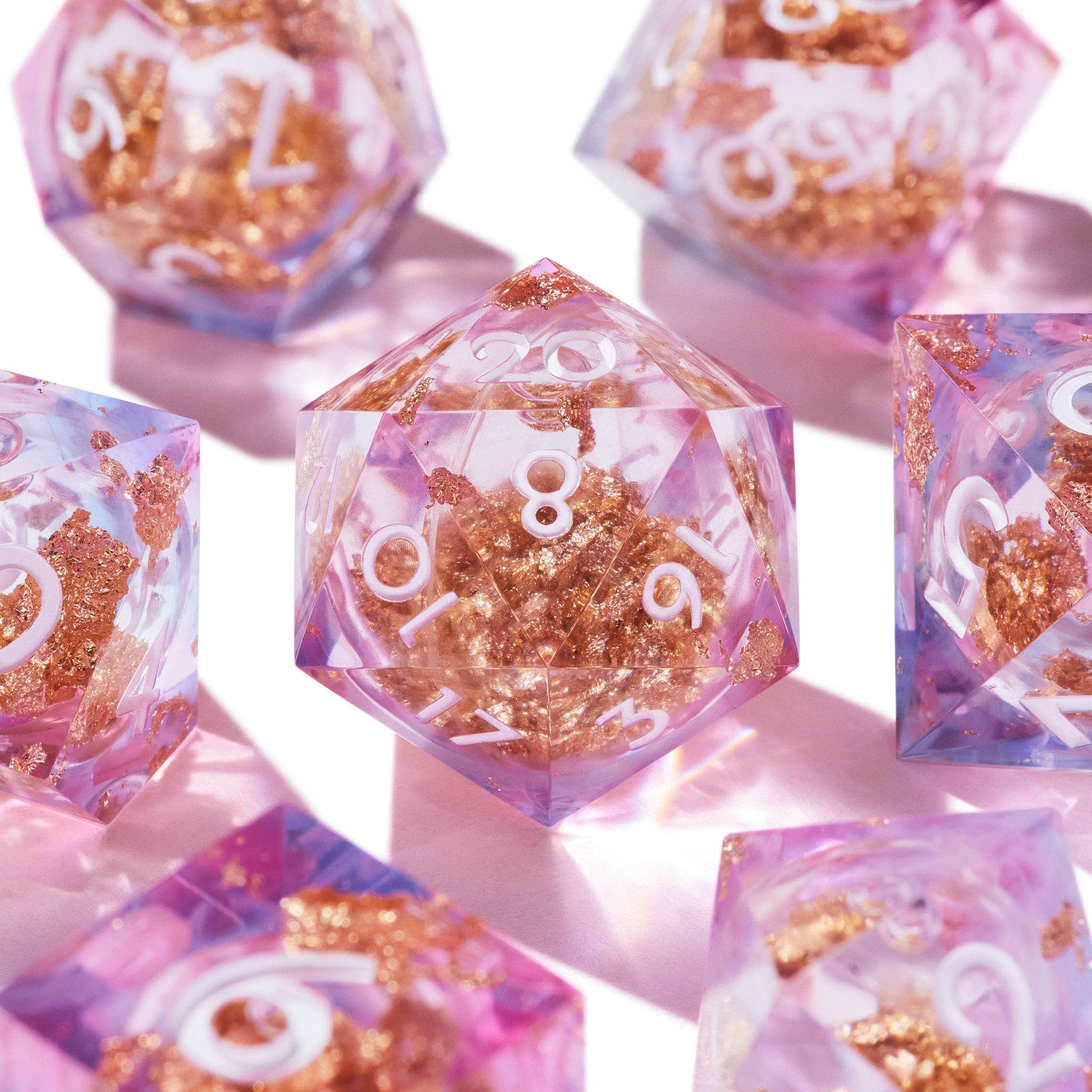 Fae Treasury Liquid Core Dice Set