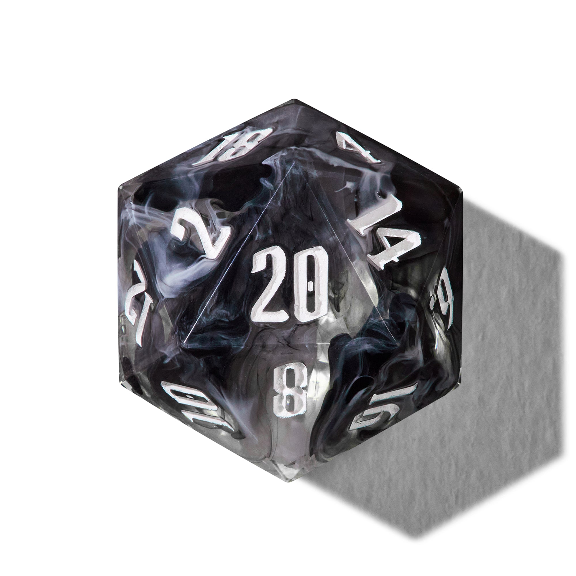 Ghost Dust Swirl Dice Set