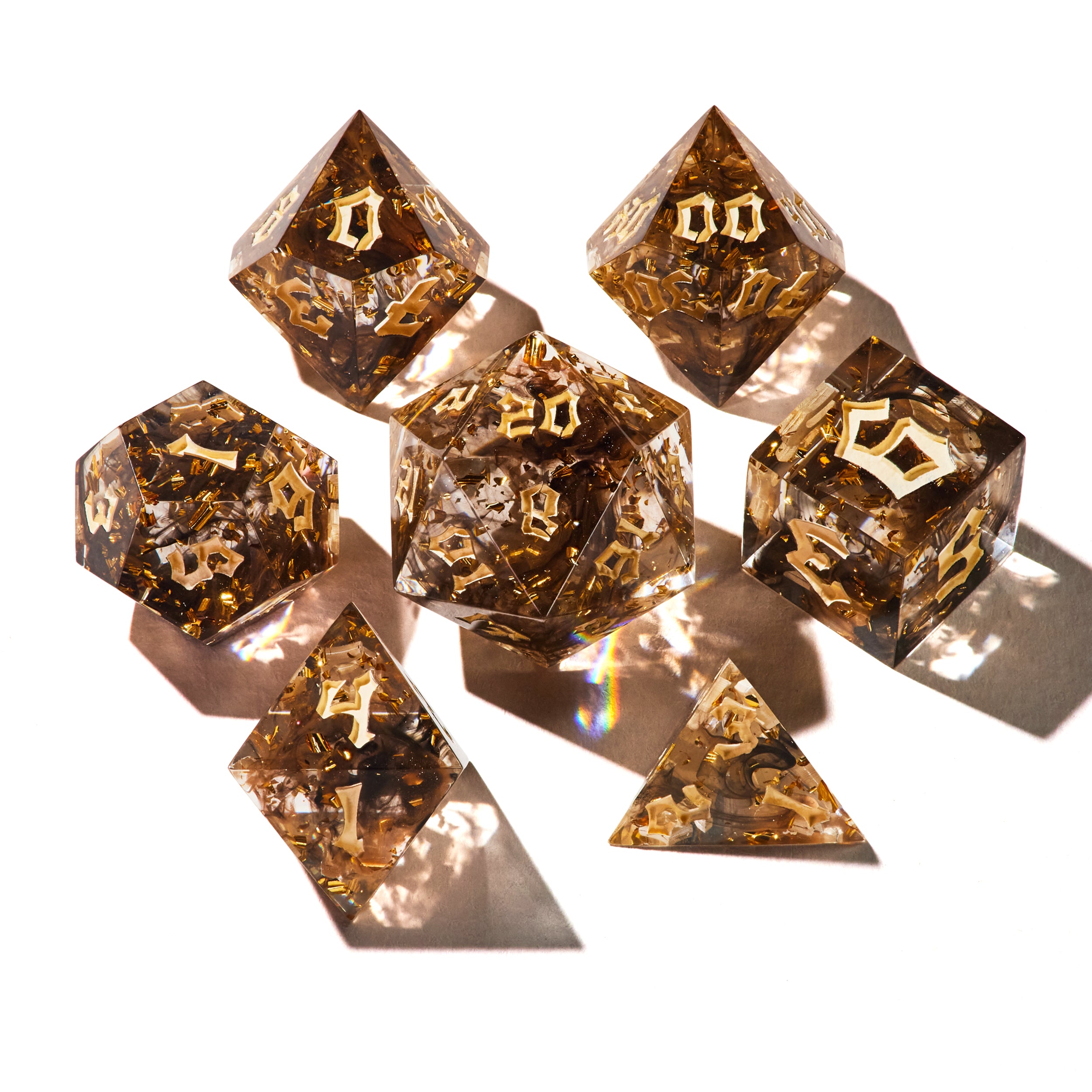 Golden Dune Dice Set