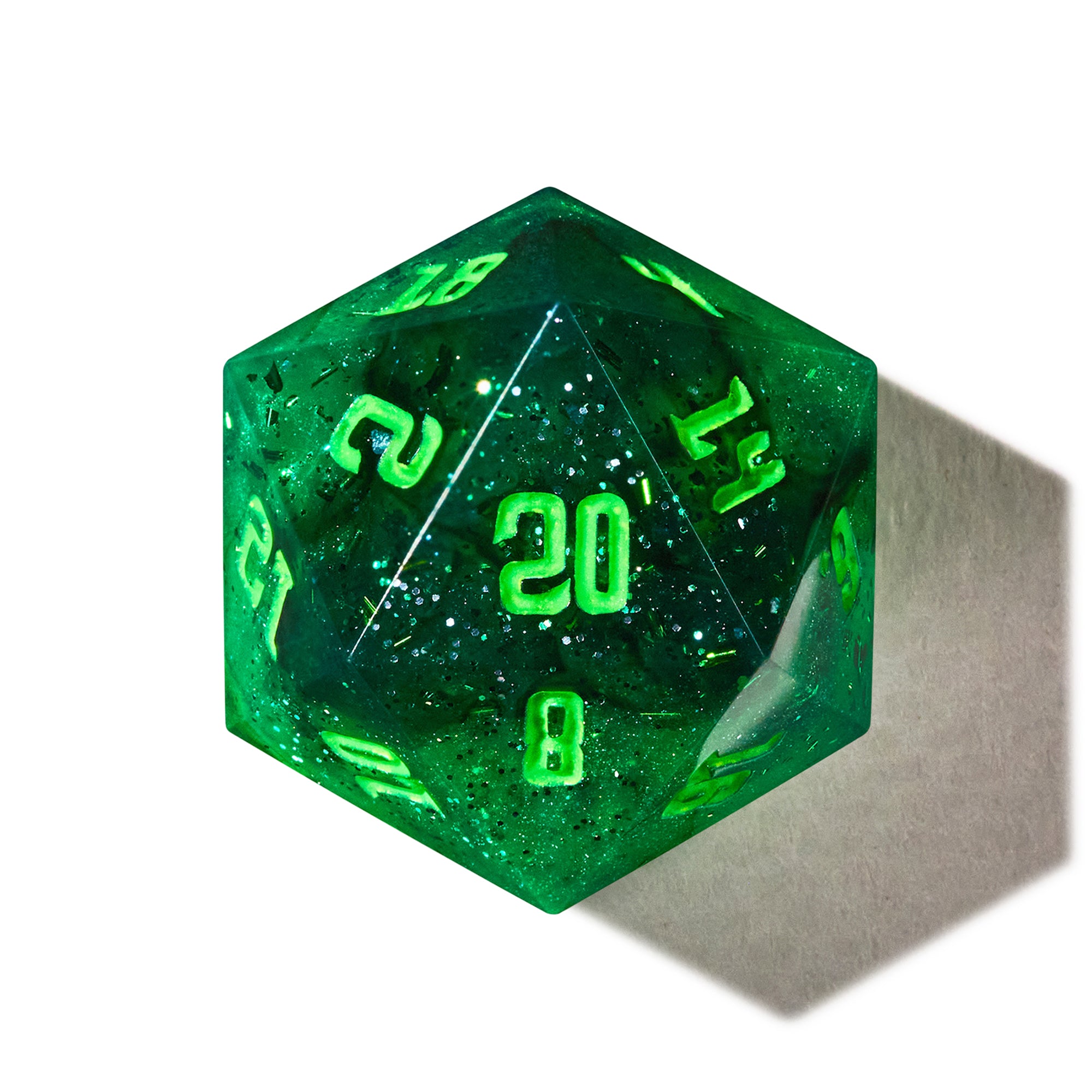 Neon Verdant Dice Set