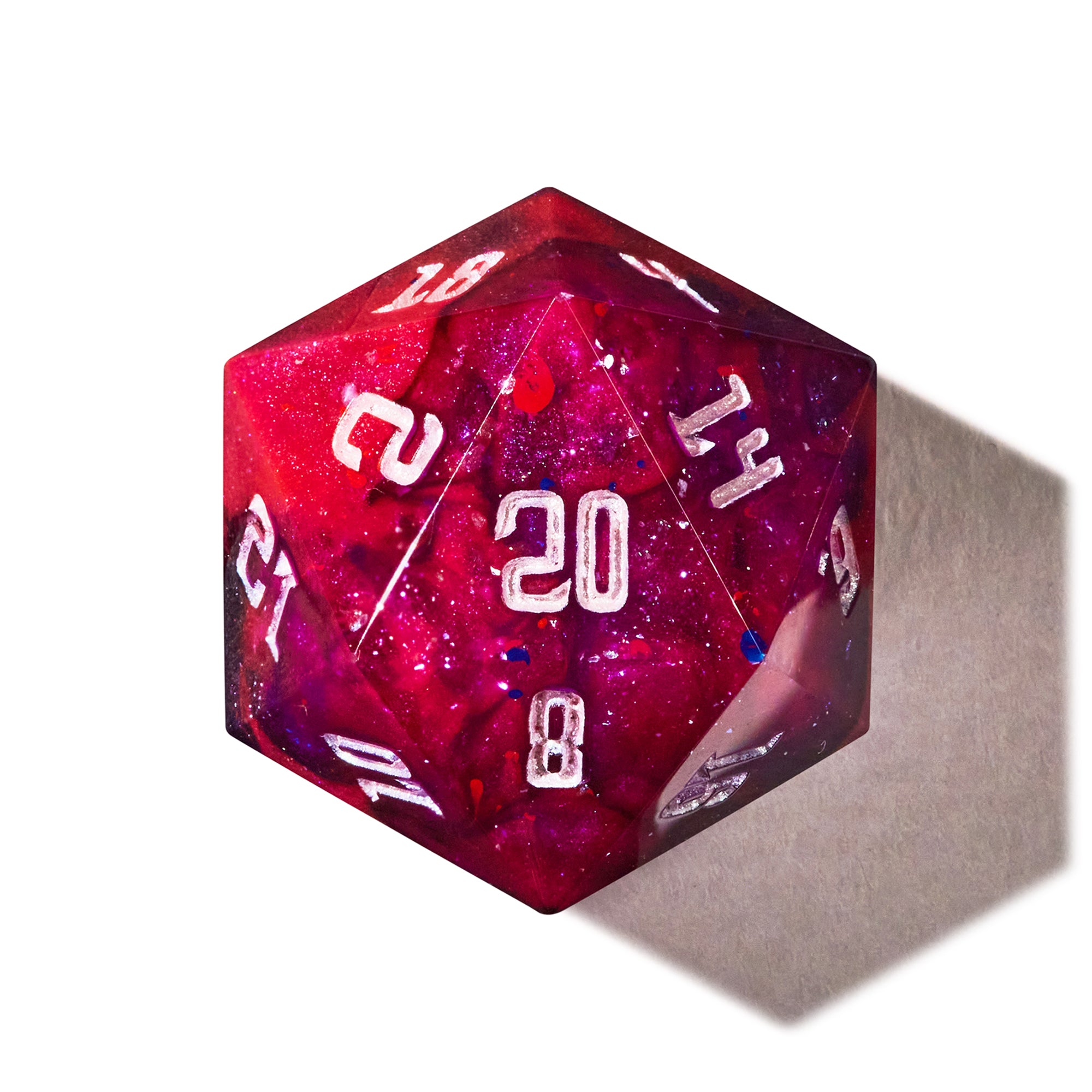 Pink Galaxy Dice Set
