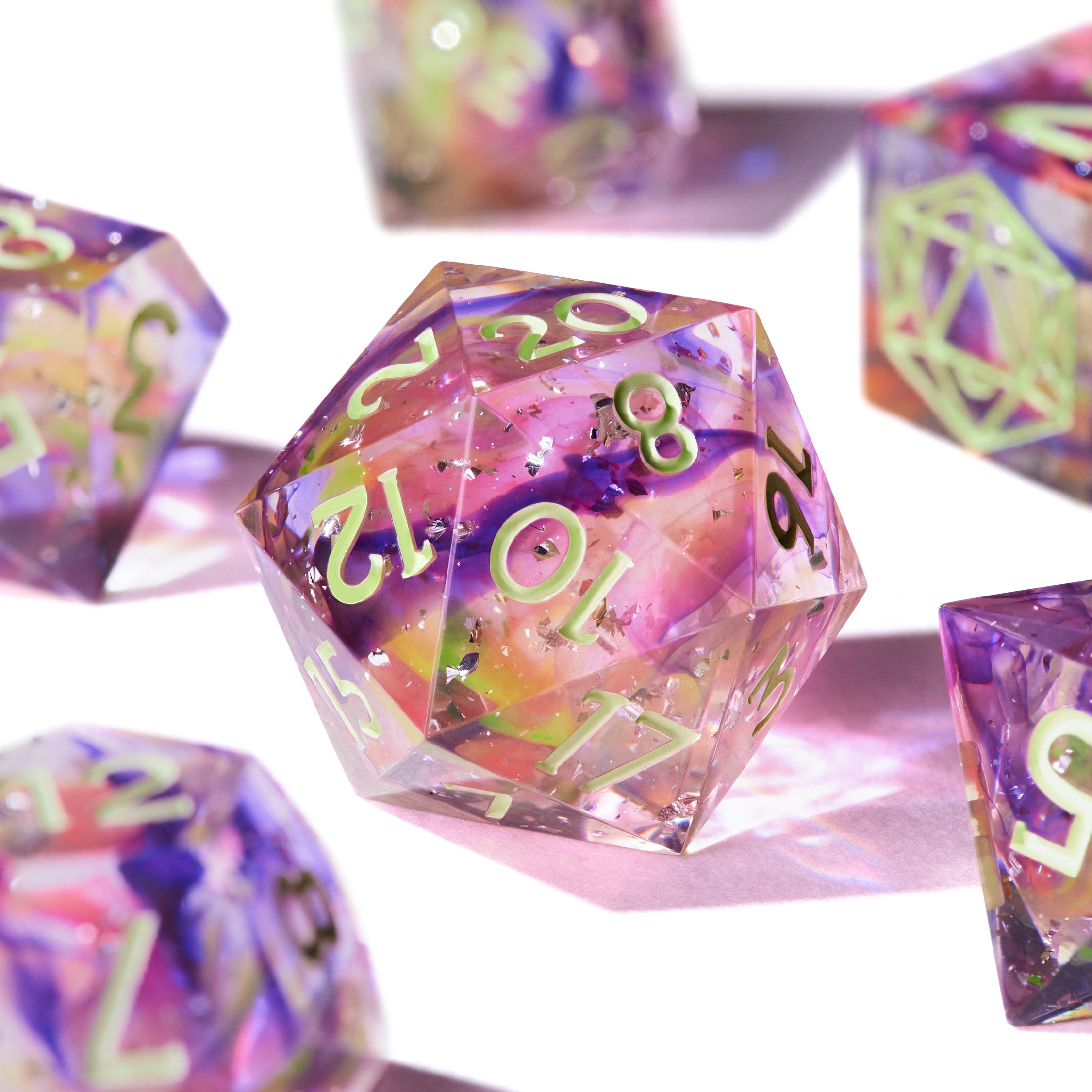 Rainbow Veil Dice Set