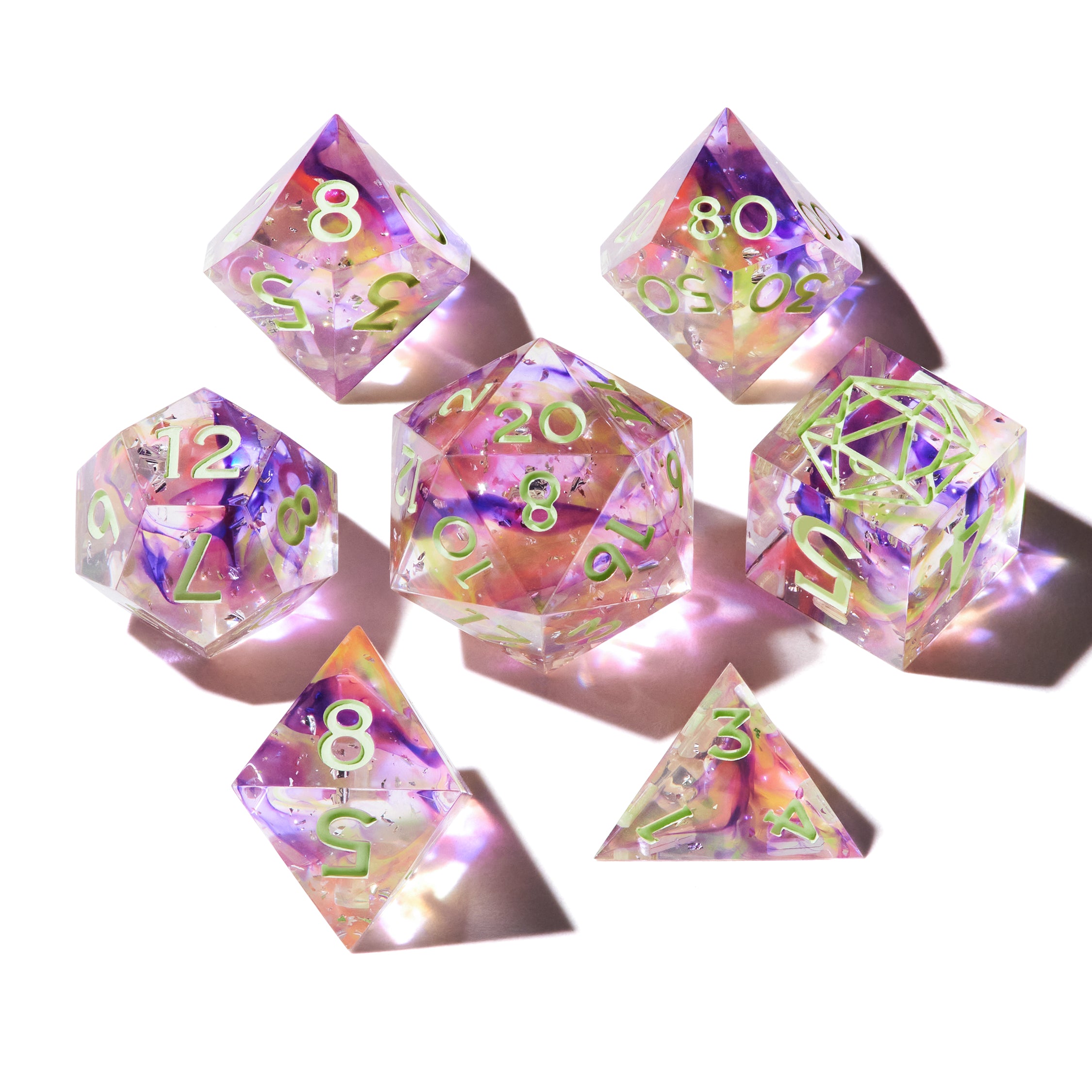 Rainbow Veil Dice Set