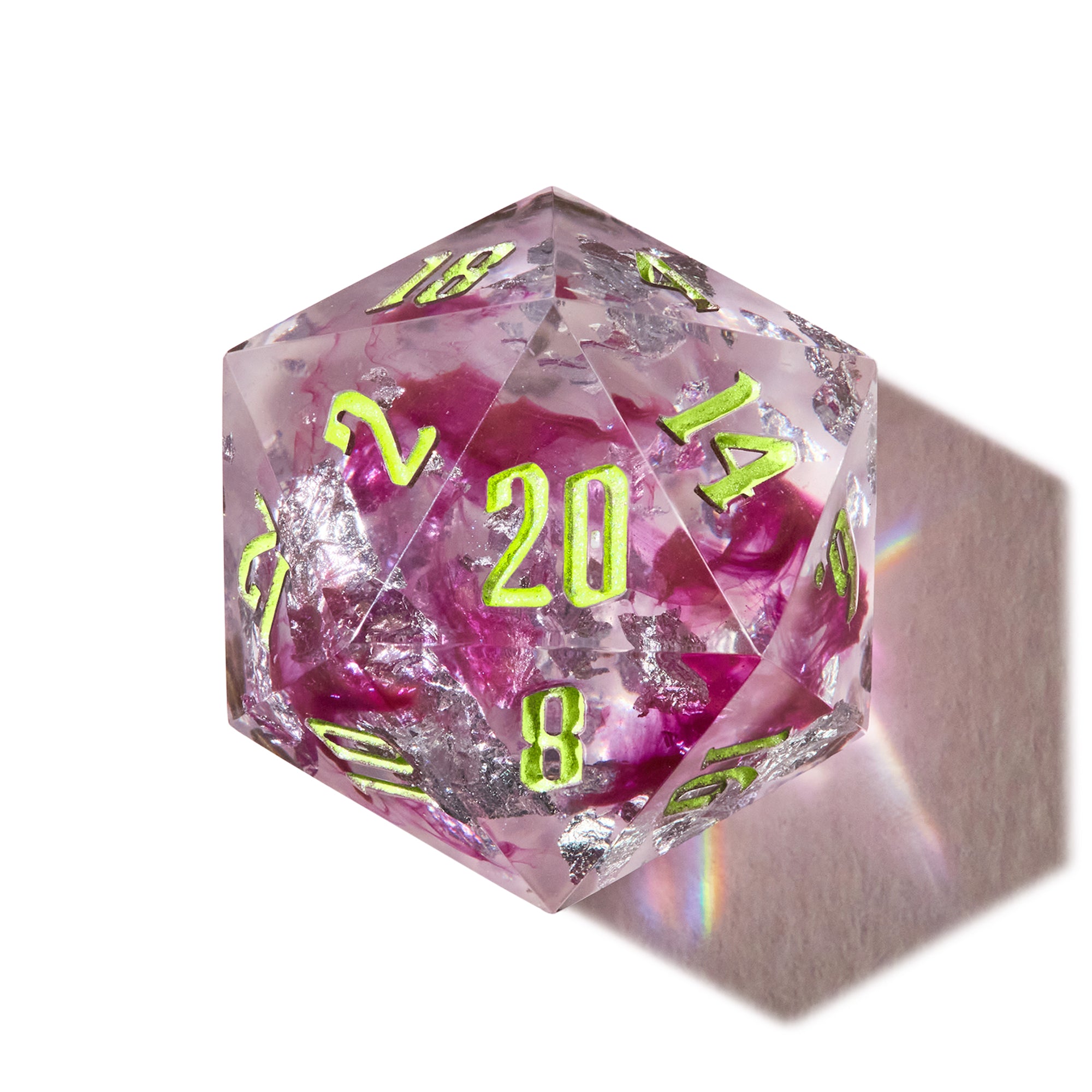 Roselight Crystals Dice Set