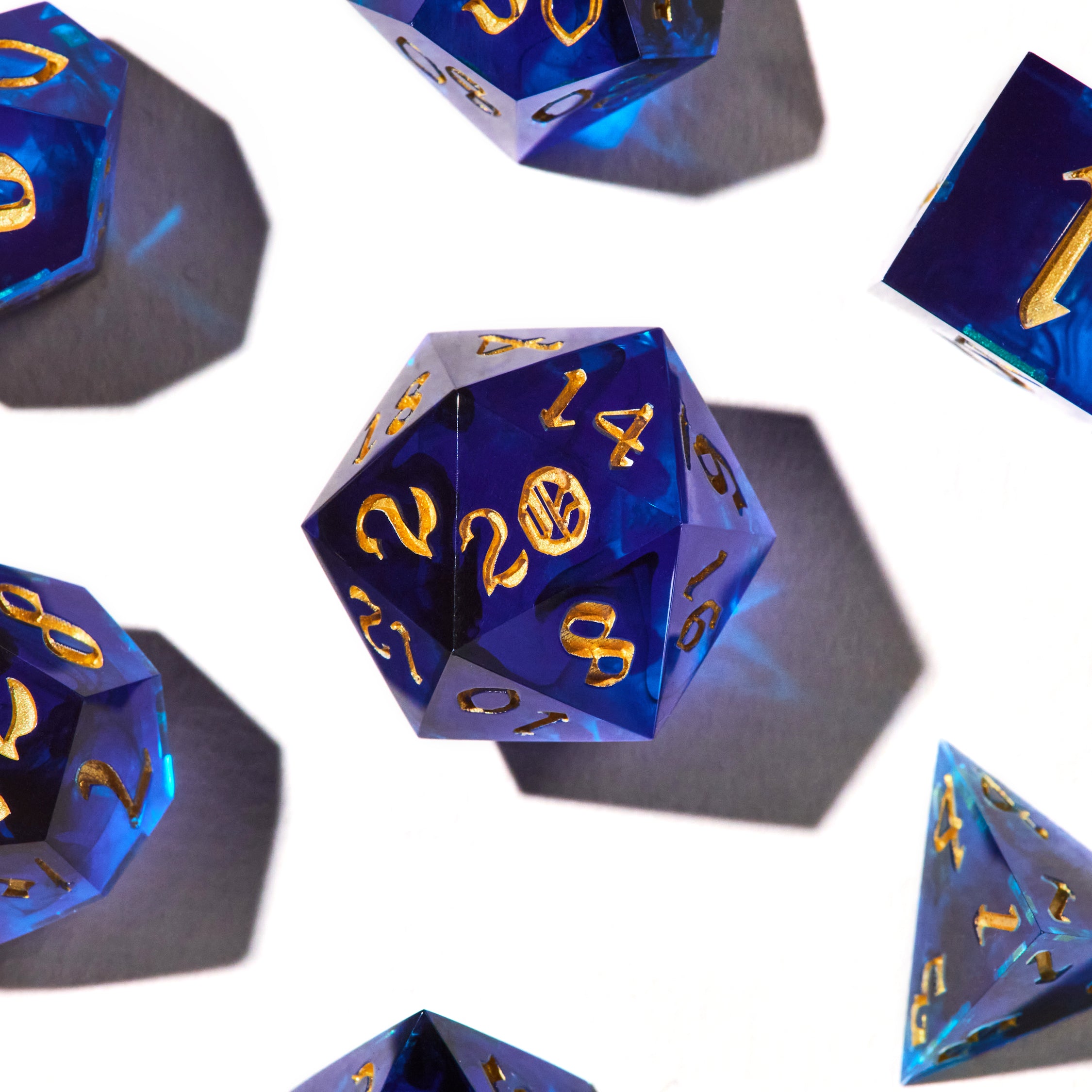 Royal Sapphire Dice Set