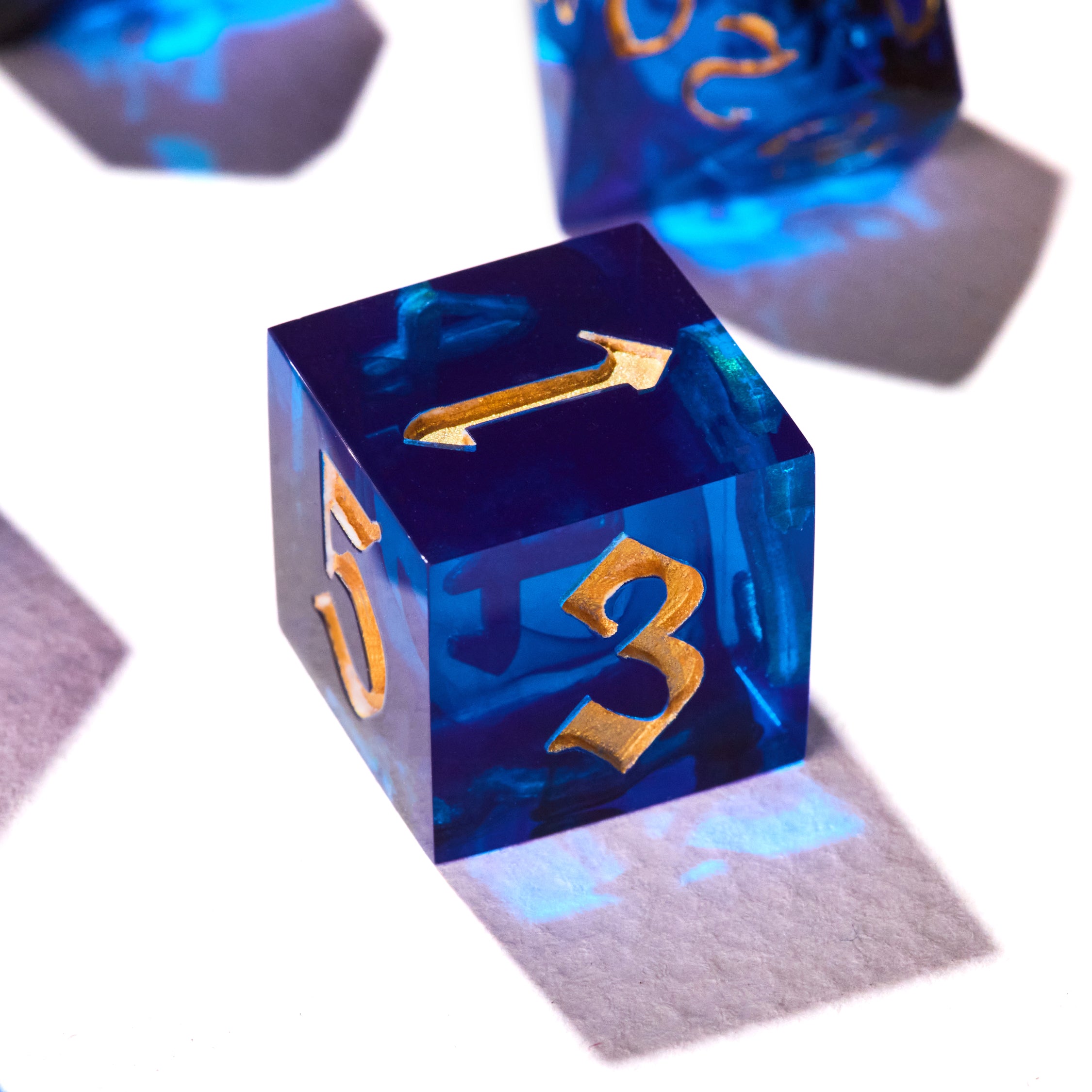 Royal Sapphire Dice Set