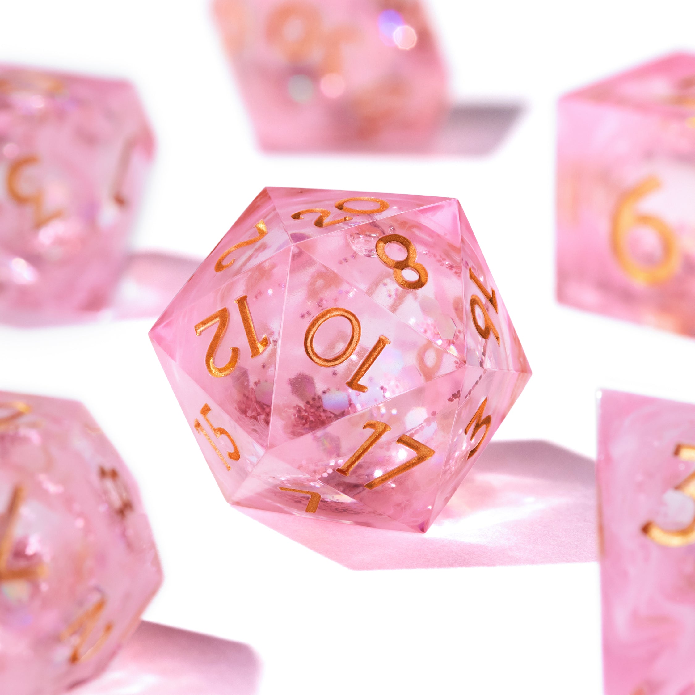 Sakura Dream Liquid Core Dice Set