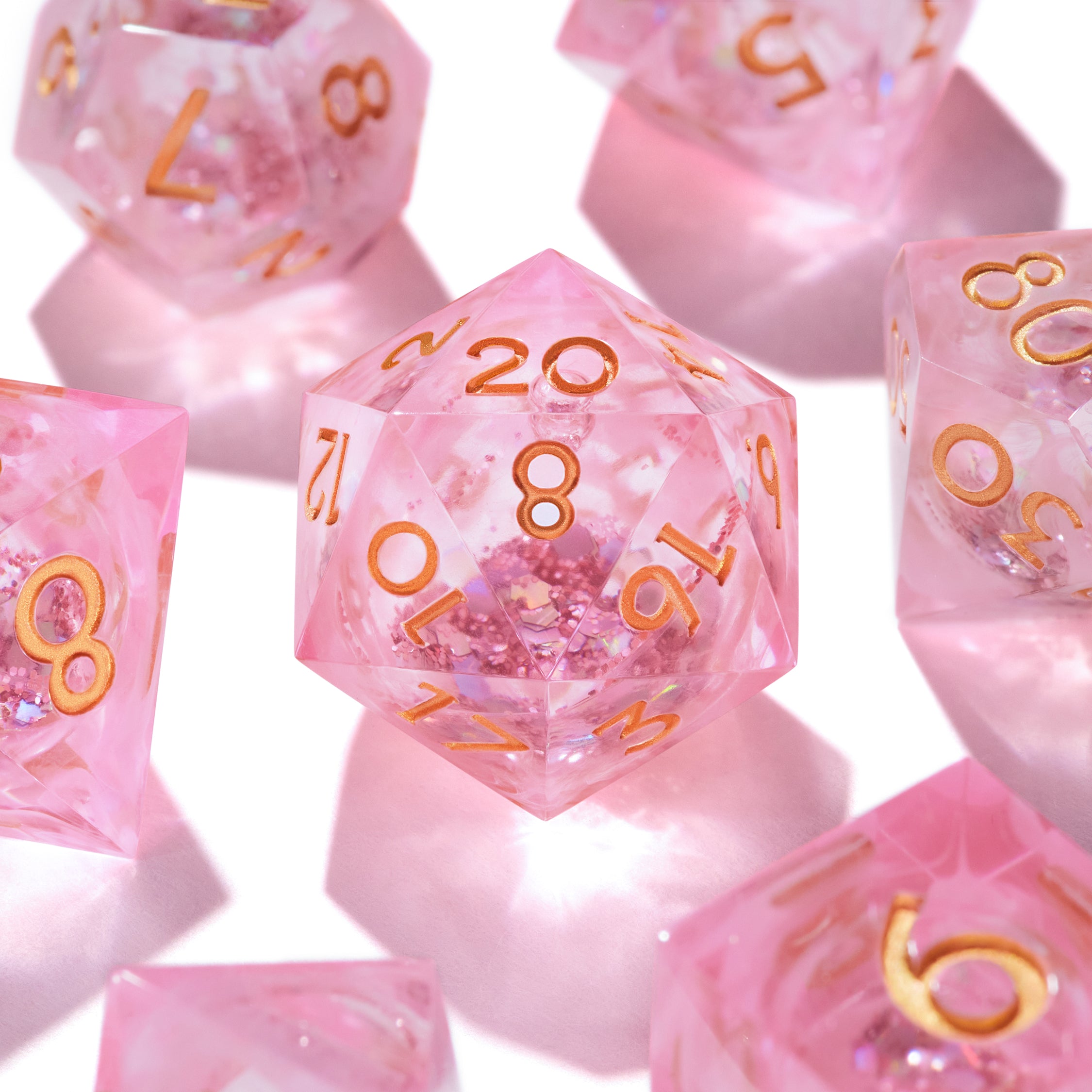 Sakura Dream Liquid Core Dice Set