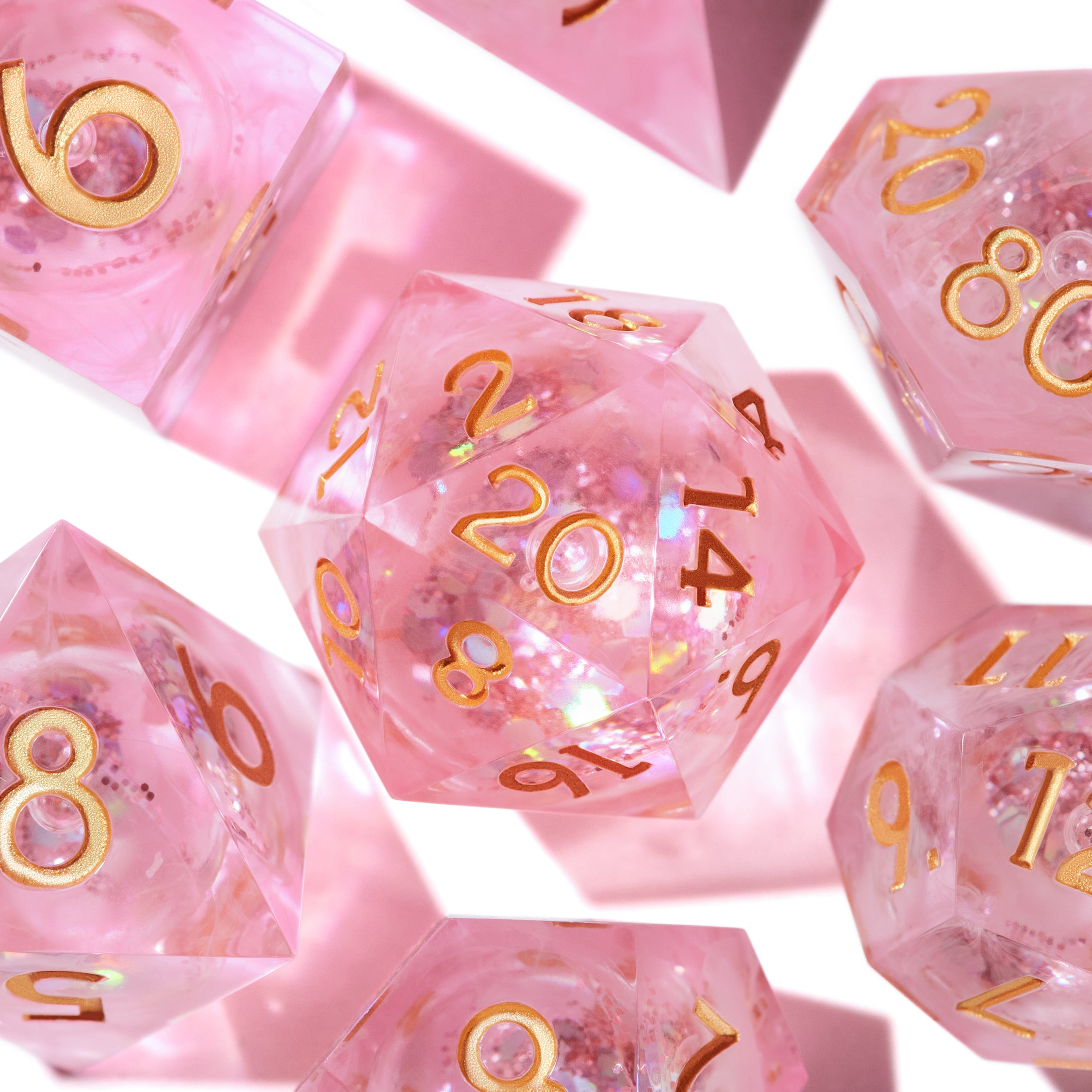 Sakura Dream Liquid Core Dice Set